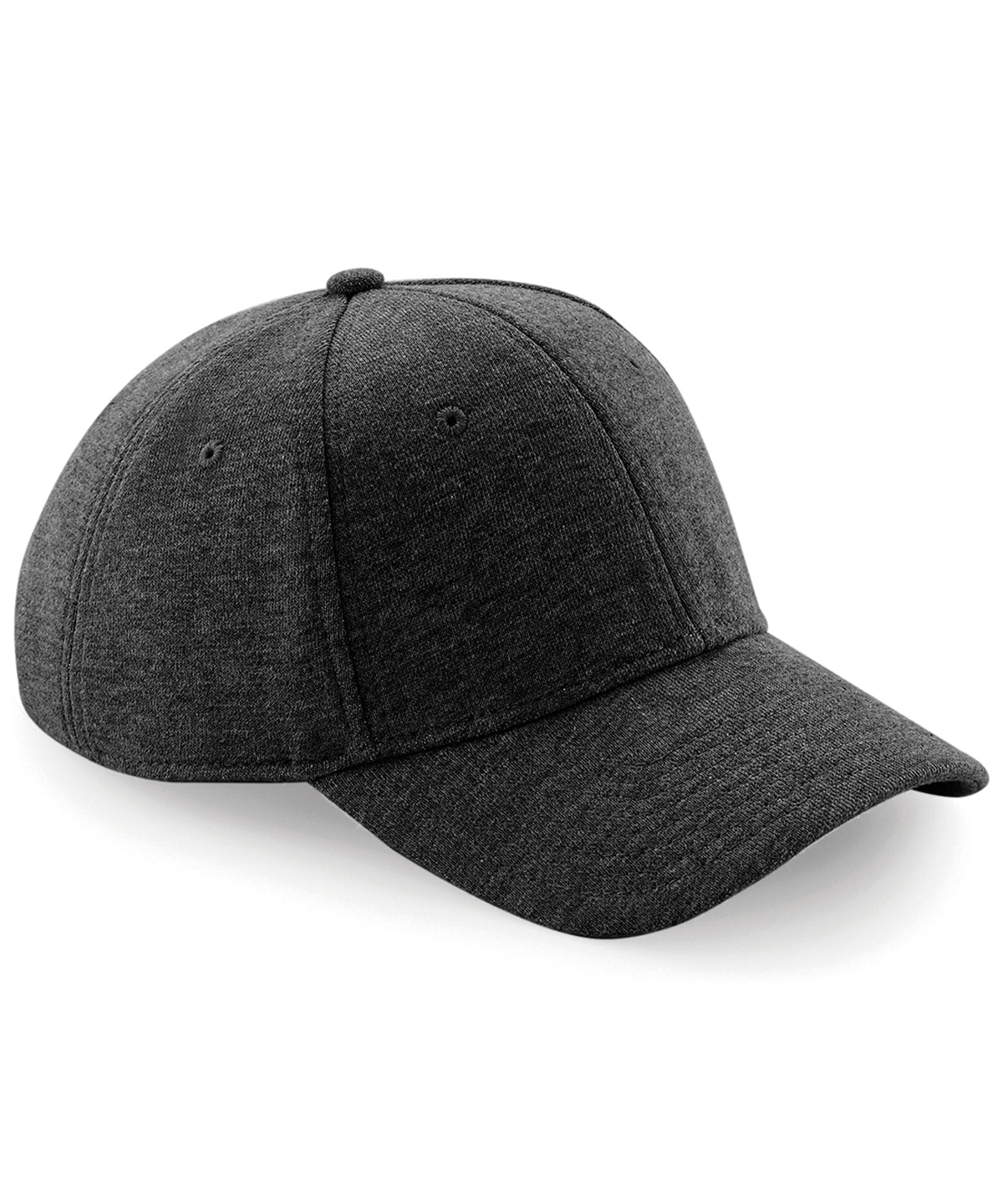 Heather Graphite - Jersey athleisure baseball cap - GarmentEmbroidery