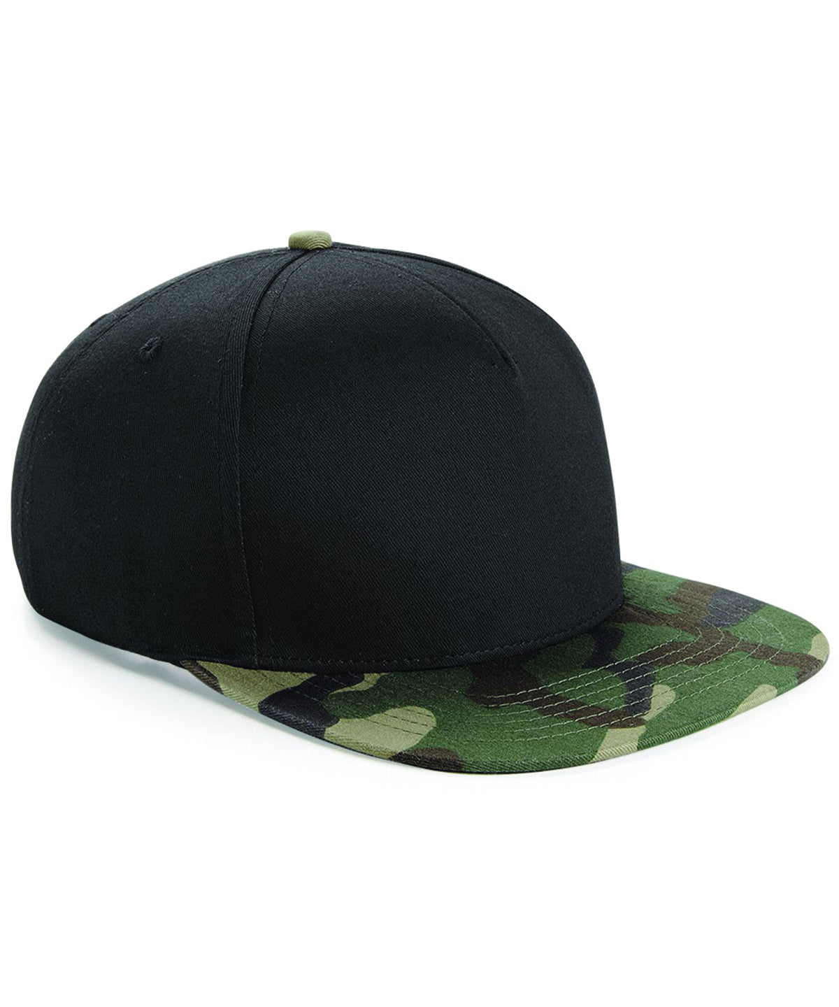 Black/Jungle Camo - Camo snapback - GarmentEmbroidery
