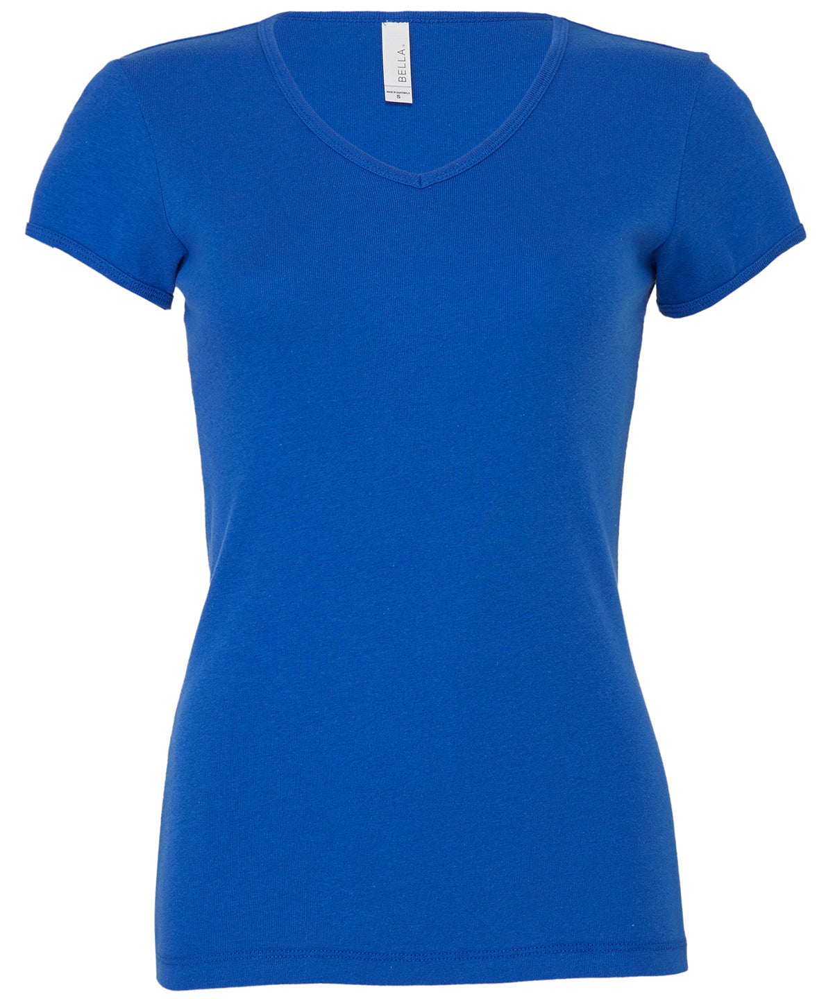TrueRoyal - Baby rib short sleeve v-neck t-shirt - GarmentEmbroidery