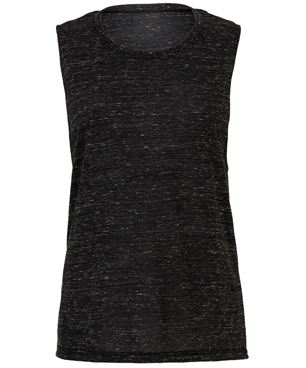 Black Marble - Flowy scoop muscle t-shirt - GarmentEmbroidery