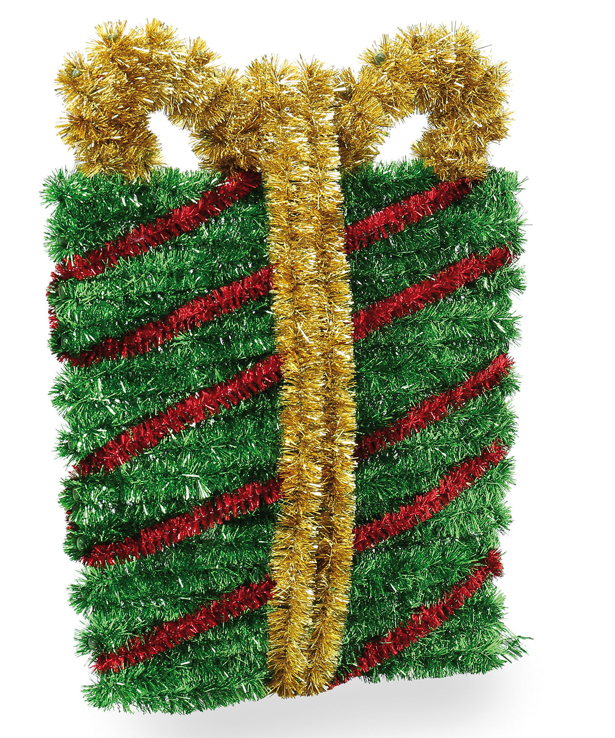 Gift Box - Tinsel wall plaque - GarmentEmbroidery