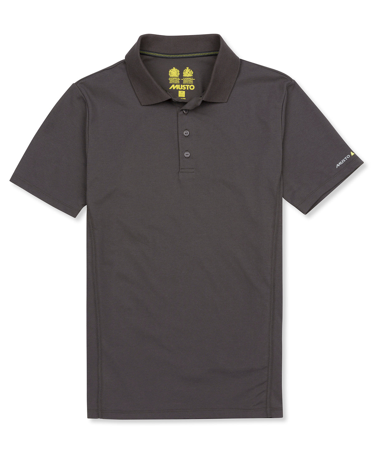 Charcoal - Evolution sunblock short sleeve polo - GarmentEmbroidery