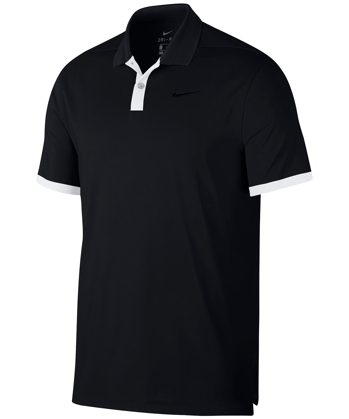 Black/White/Black - Dry vapor colour block polo - GarmentEmbroidery