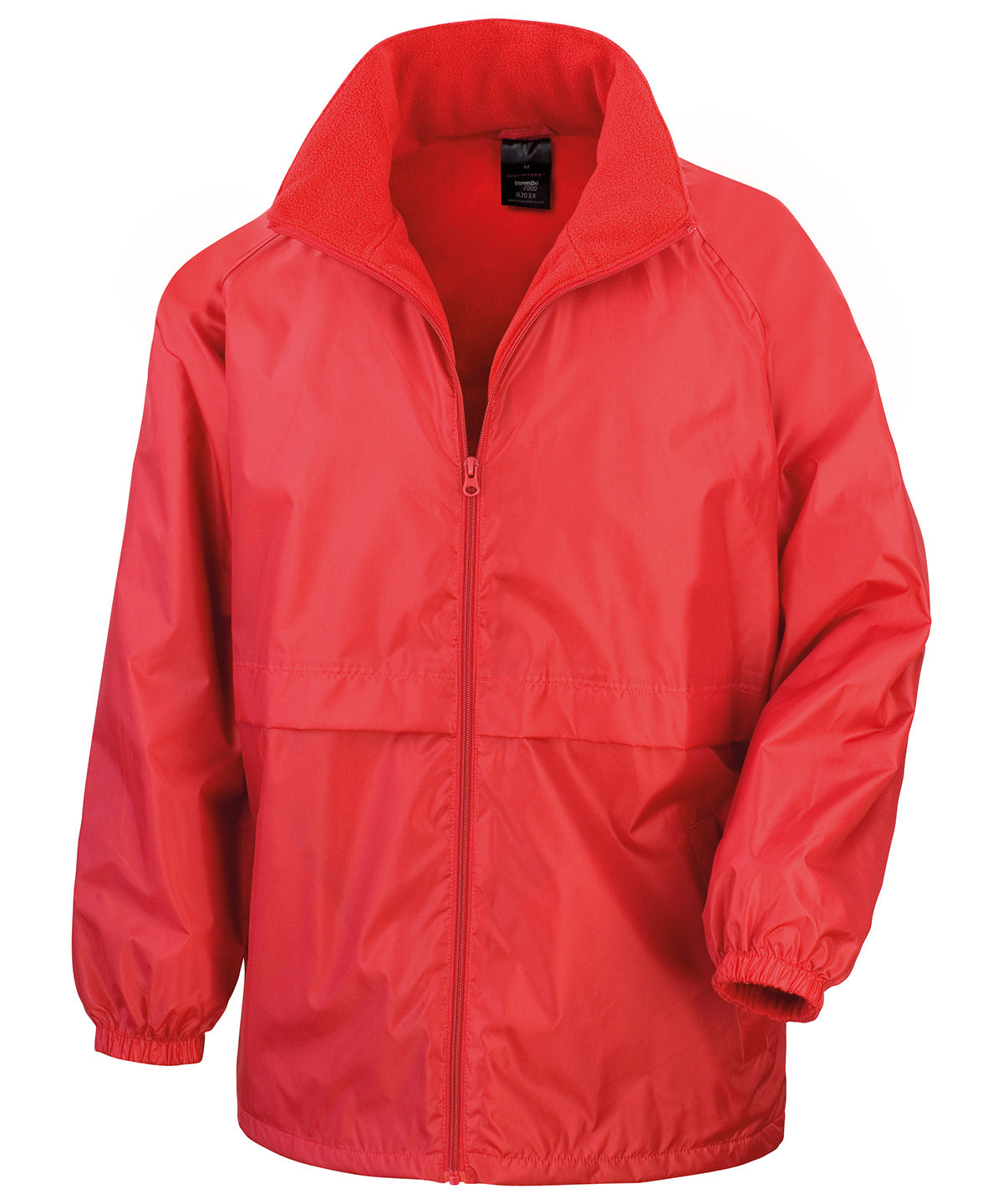 Red - Core microfleece lined jacket - GarmentEmbroidery