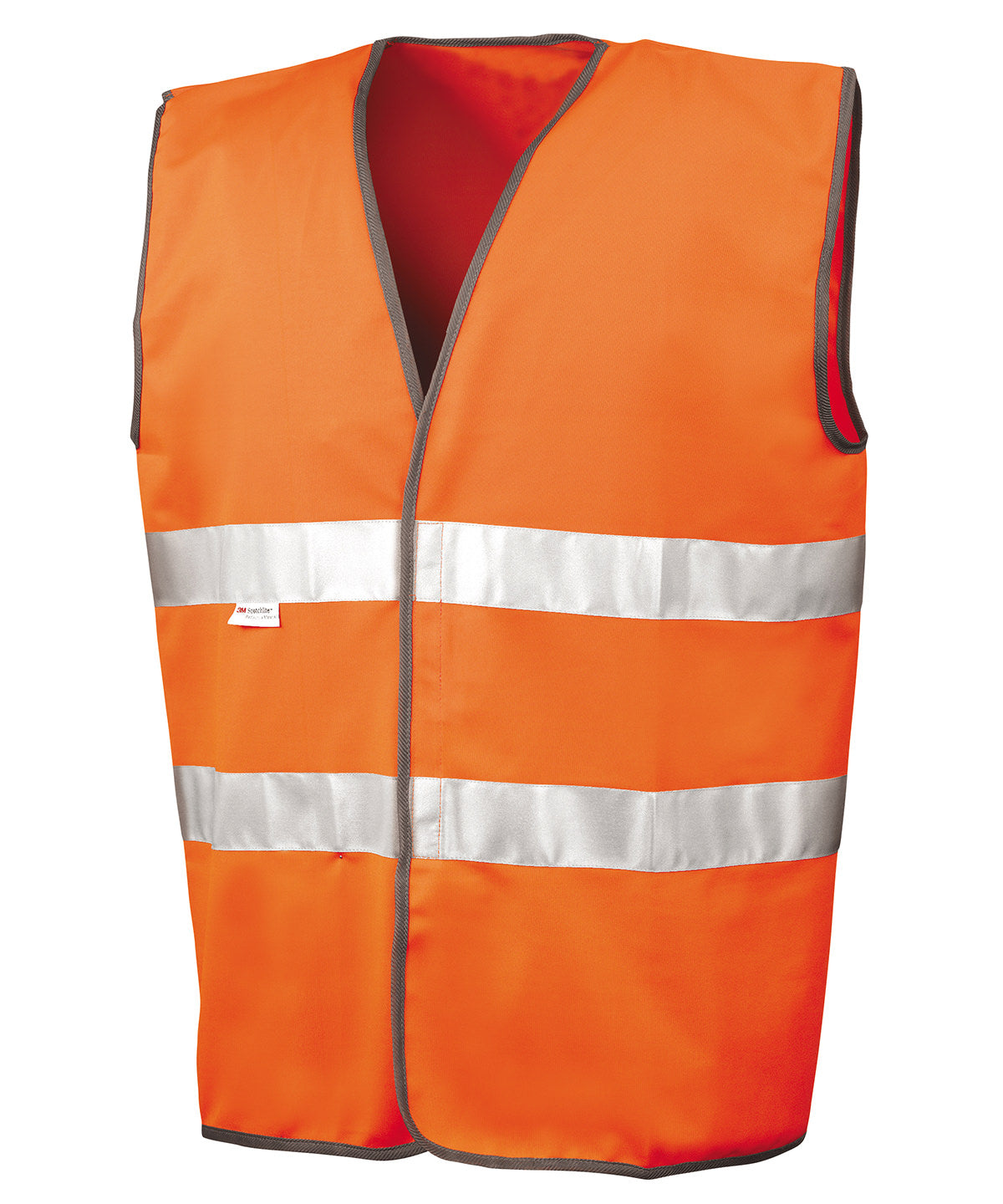 Fluorescent Orange - Motorist safety vest - GarmentEmbroidery