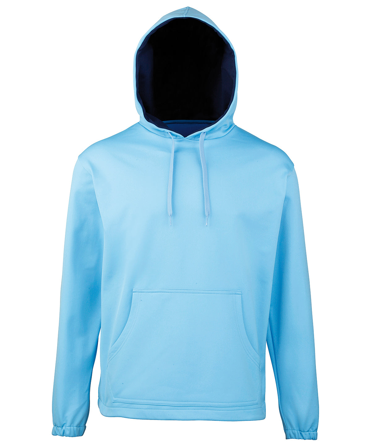 Sky/Navy - Rhino international hooded top - juniors - GarmentEmbroidery