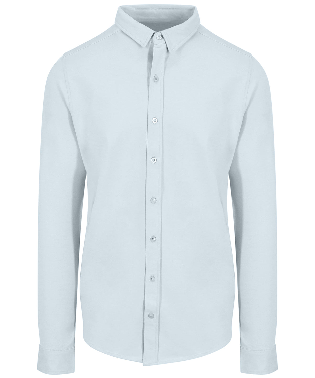 Blue - Oscar knitted shirt - GarmentEmbroidery