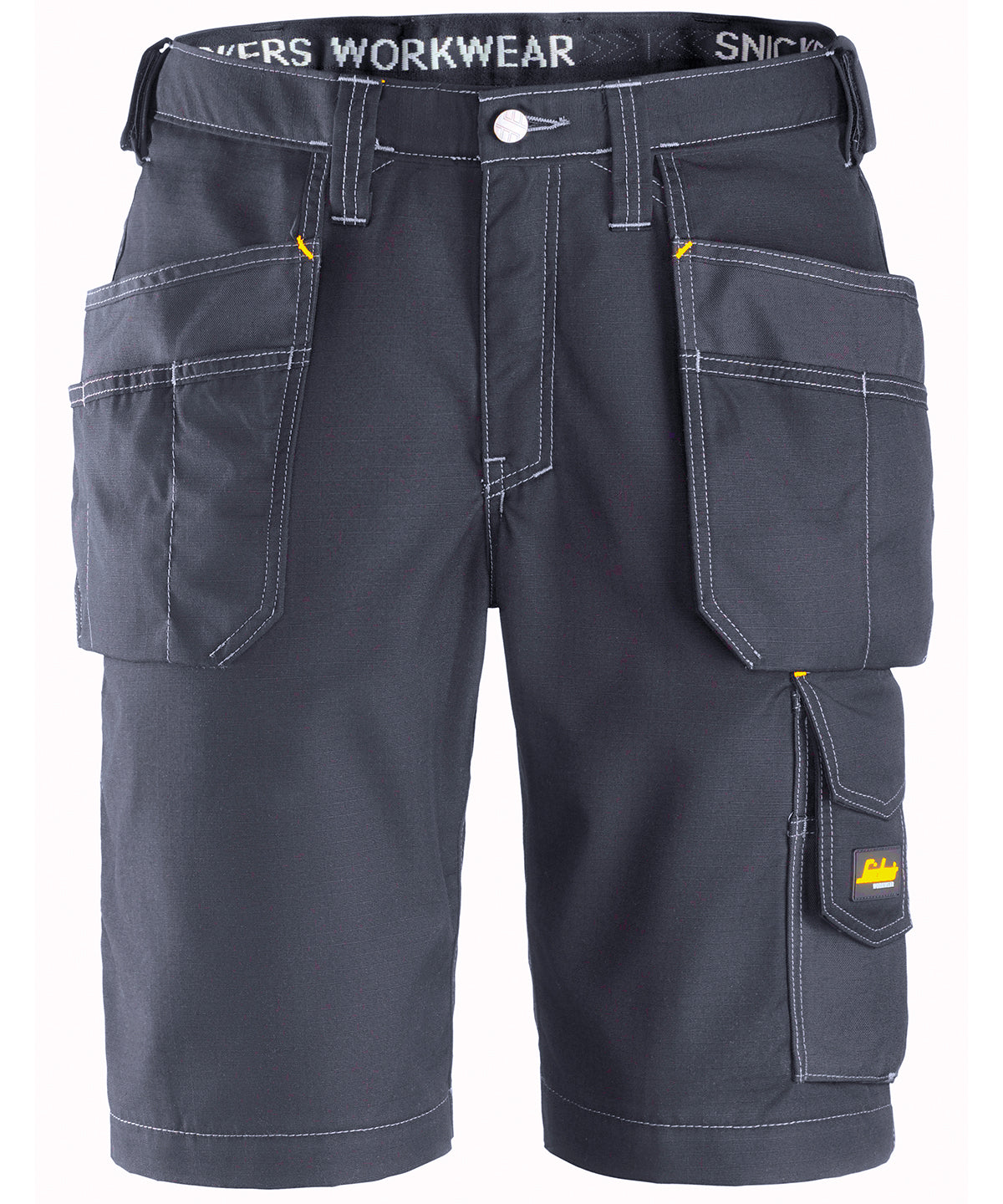 Navy - Craftsmen ripstop holster pocket shorts - GarmentEmbroidery