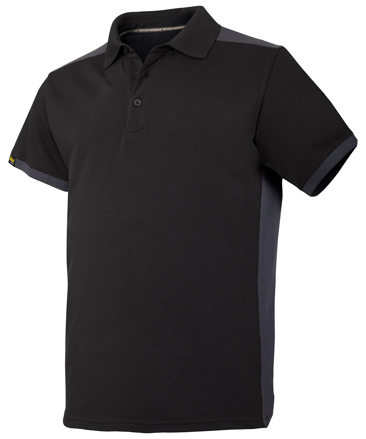 Black/Steel Grey - AllroundWork polo shirt (2715) - GarmentEmbroidery