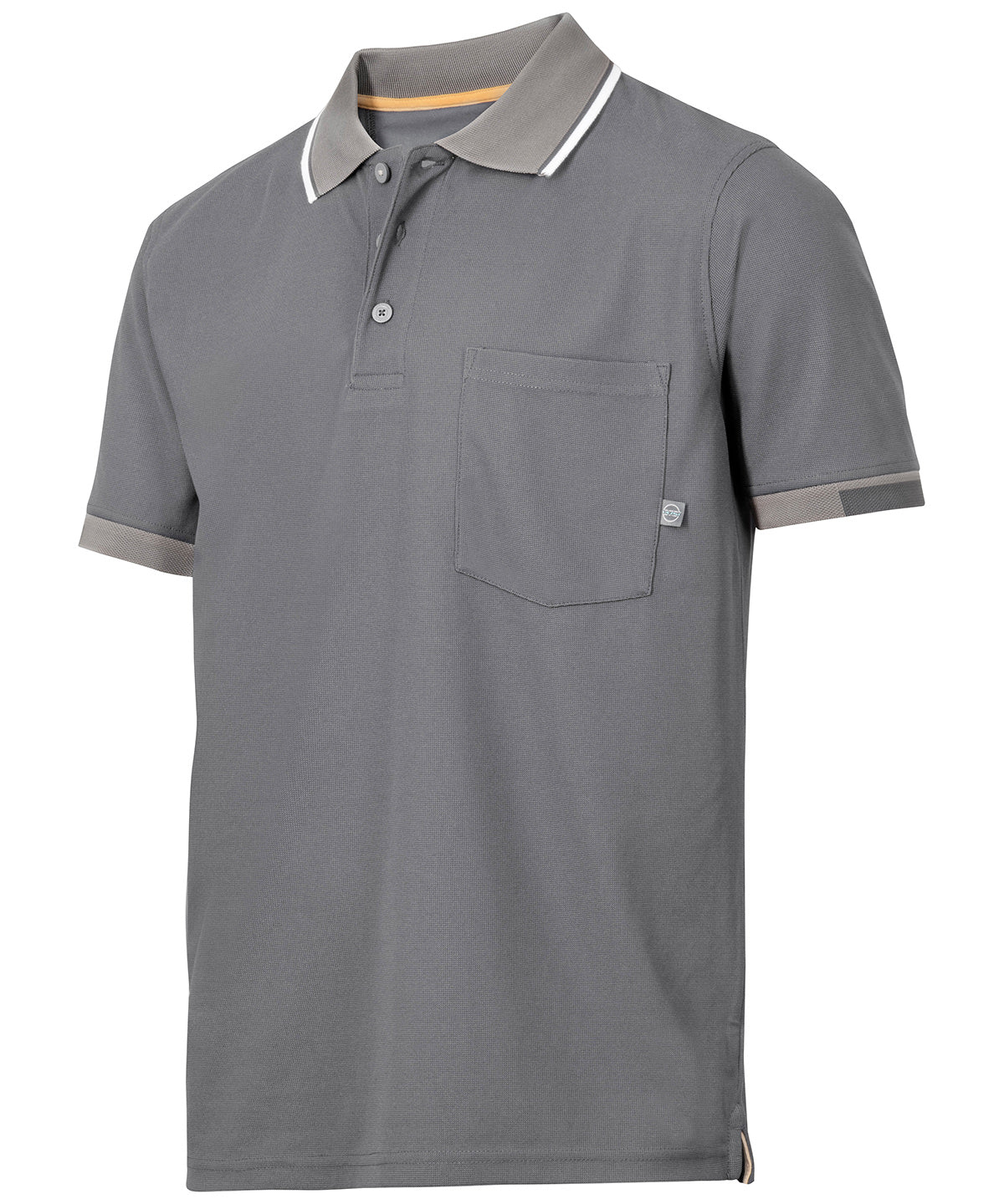 Steel Grey - AllroundWork 37.5® Tech short sleeve polo shirt (2724) - GarmentEmbroidery
