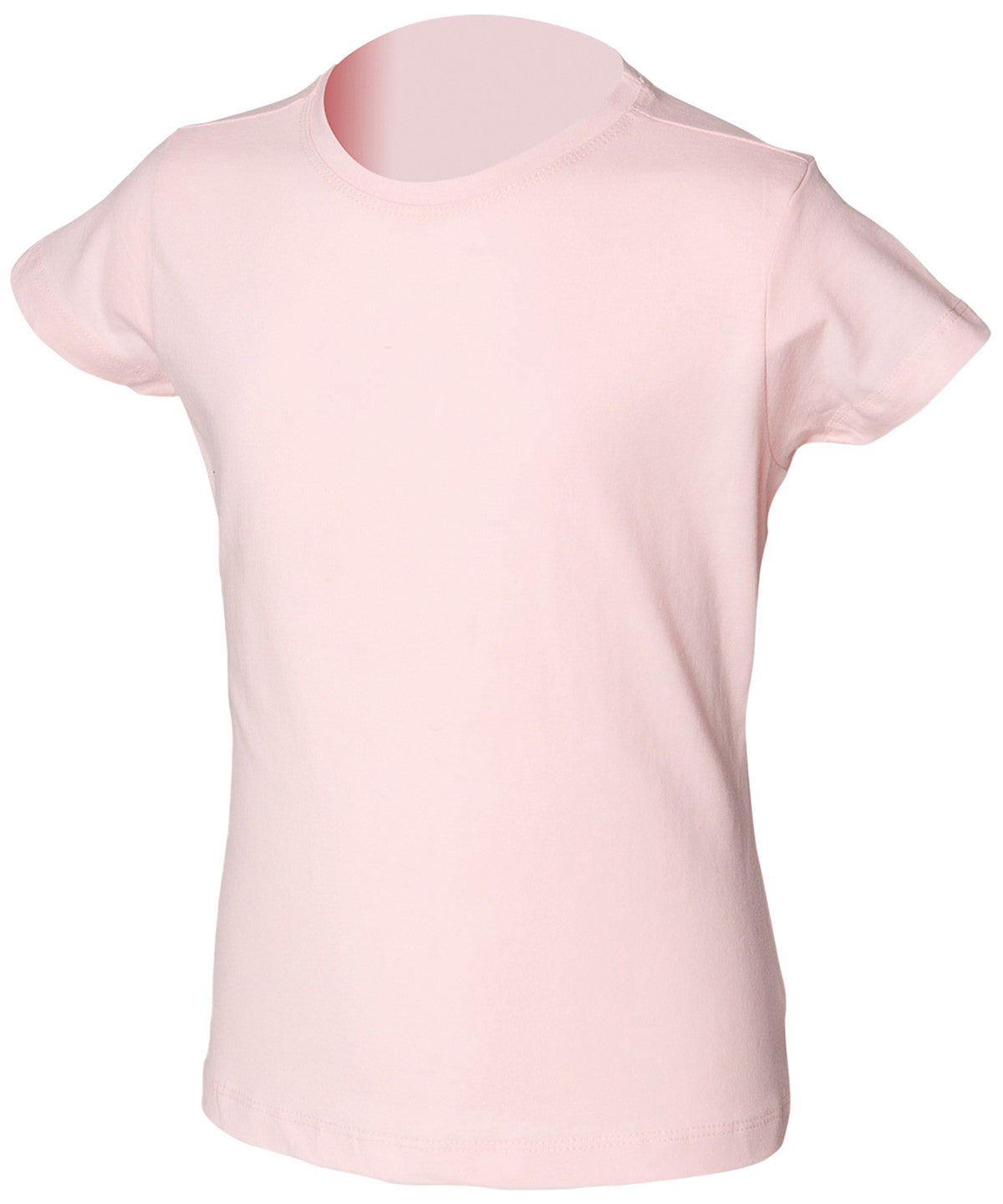 Light Blue - Kids stretch T - GarmentEmbroidery