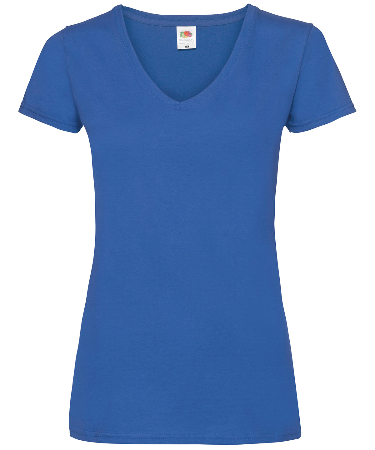 Royal Blue - Women's valueweight v-neck T - GarmentEmbroidery