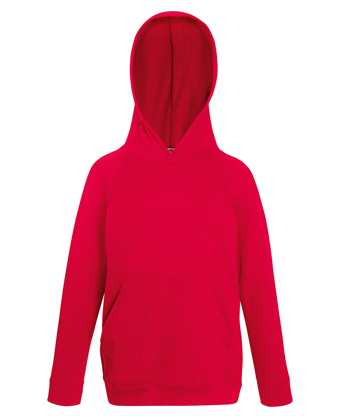 Red - Kids lightweight hooded sweatshirt - GarmentEmbroidery