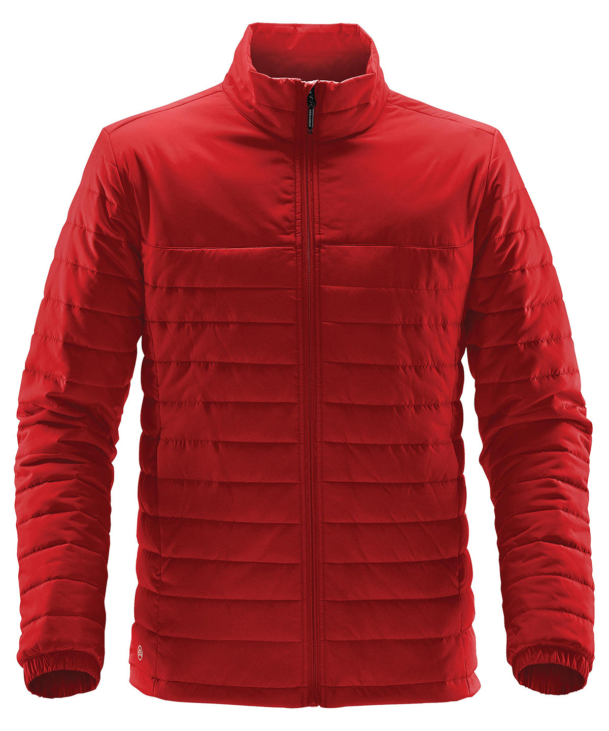 Red - Nautilus quilted jacket - GarmentEmbroidery