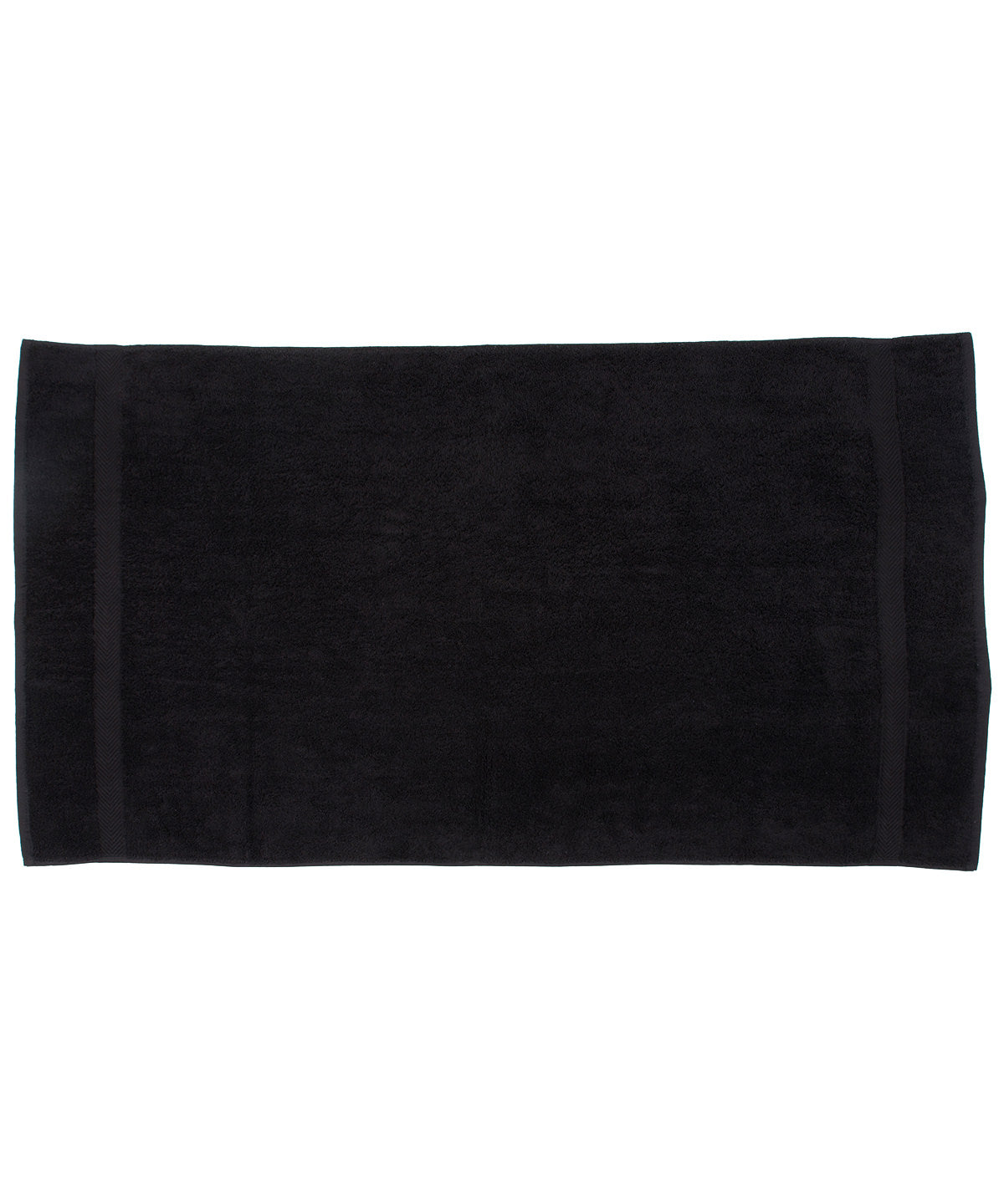 Black - Luxury range bath towel - GarmentEmbroidery