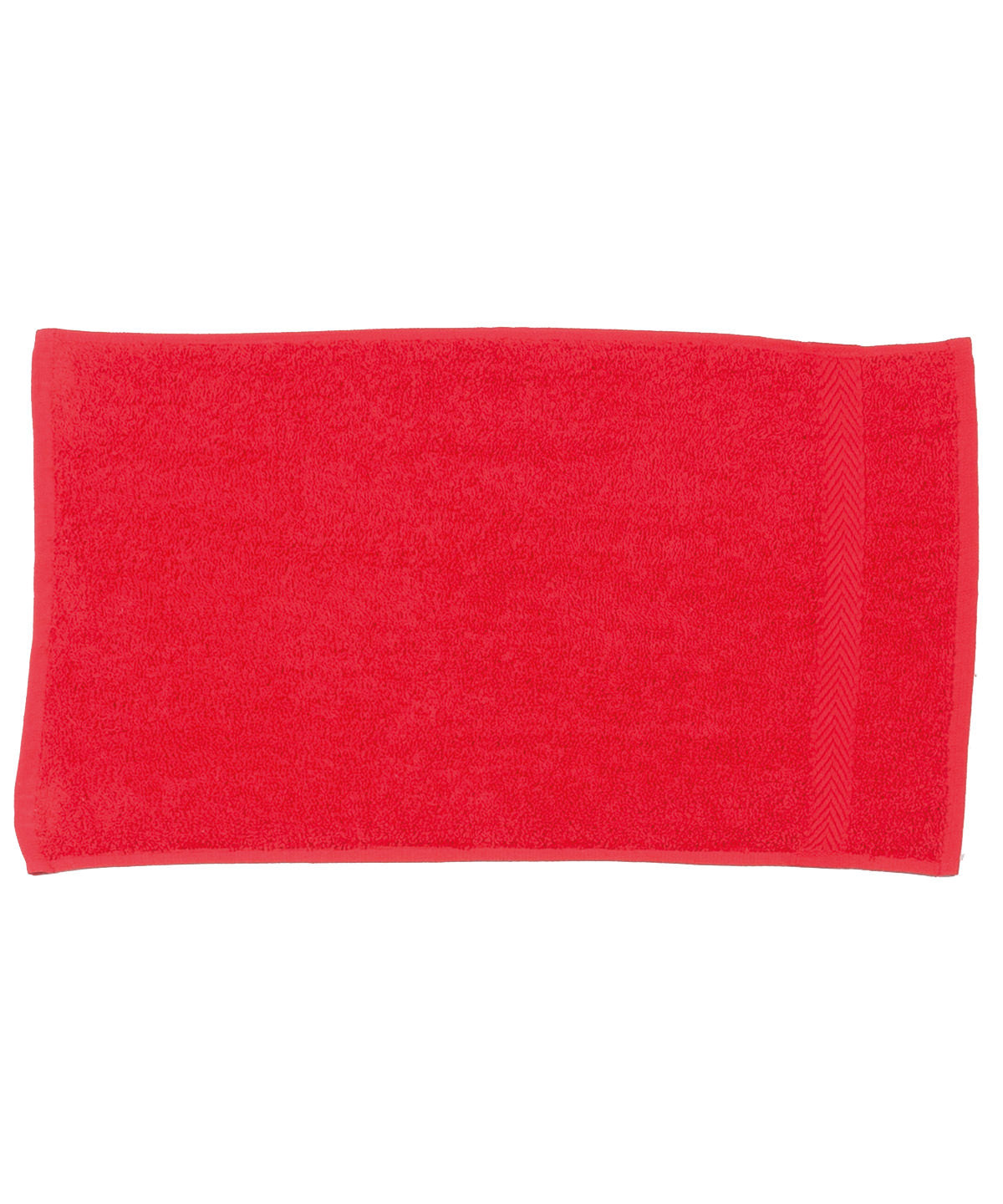Red - Luxury range guest towel - GarmentEmbroidery