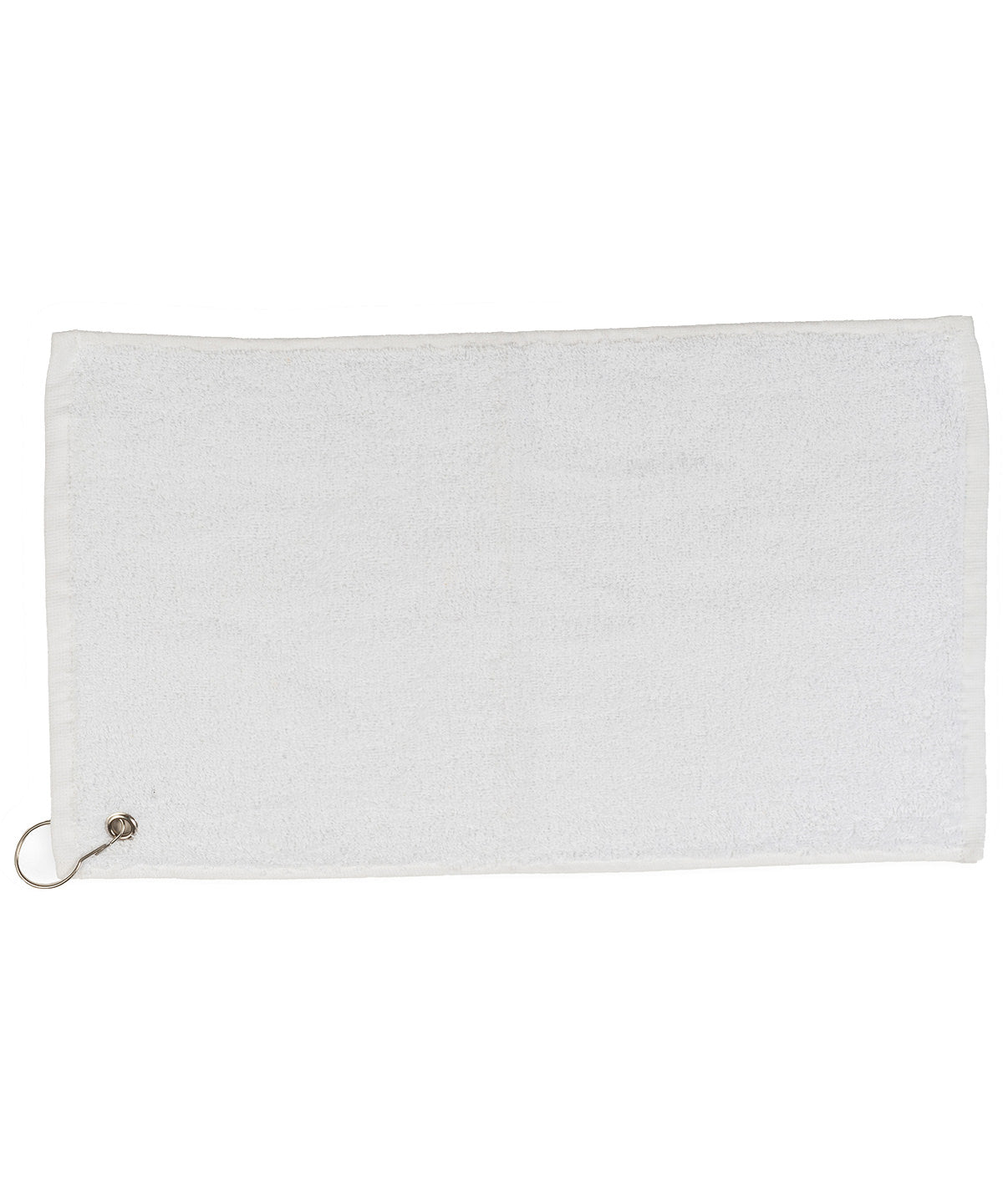 White - Luxury range golf towel - GarmentEmbroidery