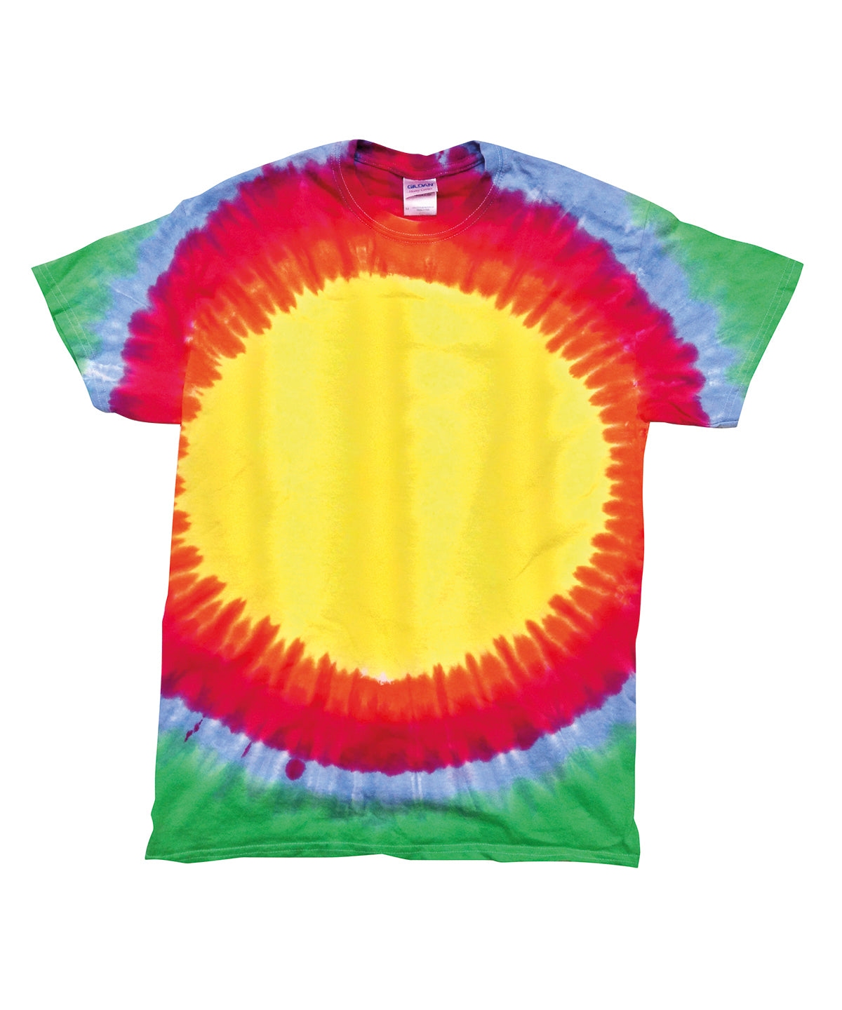 Rainbow Sunburst - Kids rainbow sunburst T - GarmentEmbroidery