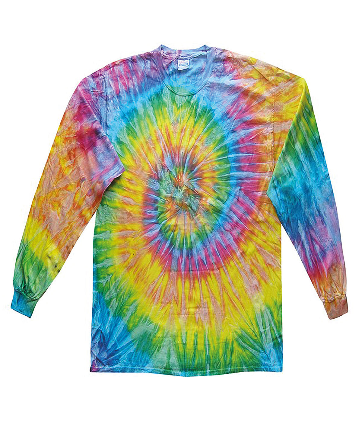 Rainbow - Long sleeve tie-dye T - GarmentEmbroidery