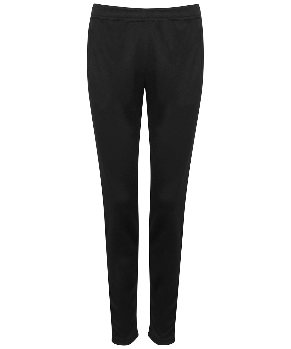 Black - Women's slim leg jogger - GarmentEmbroidery