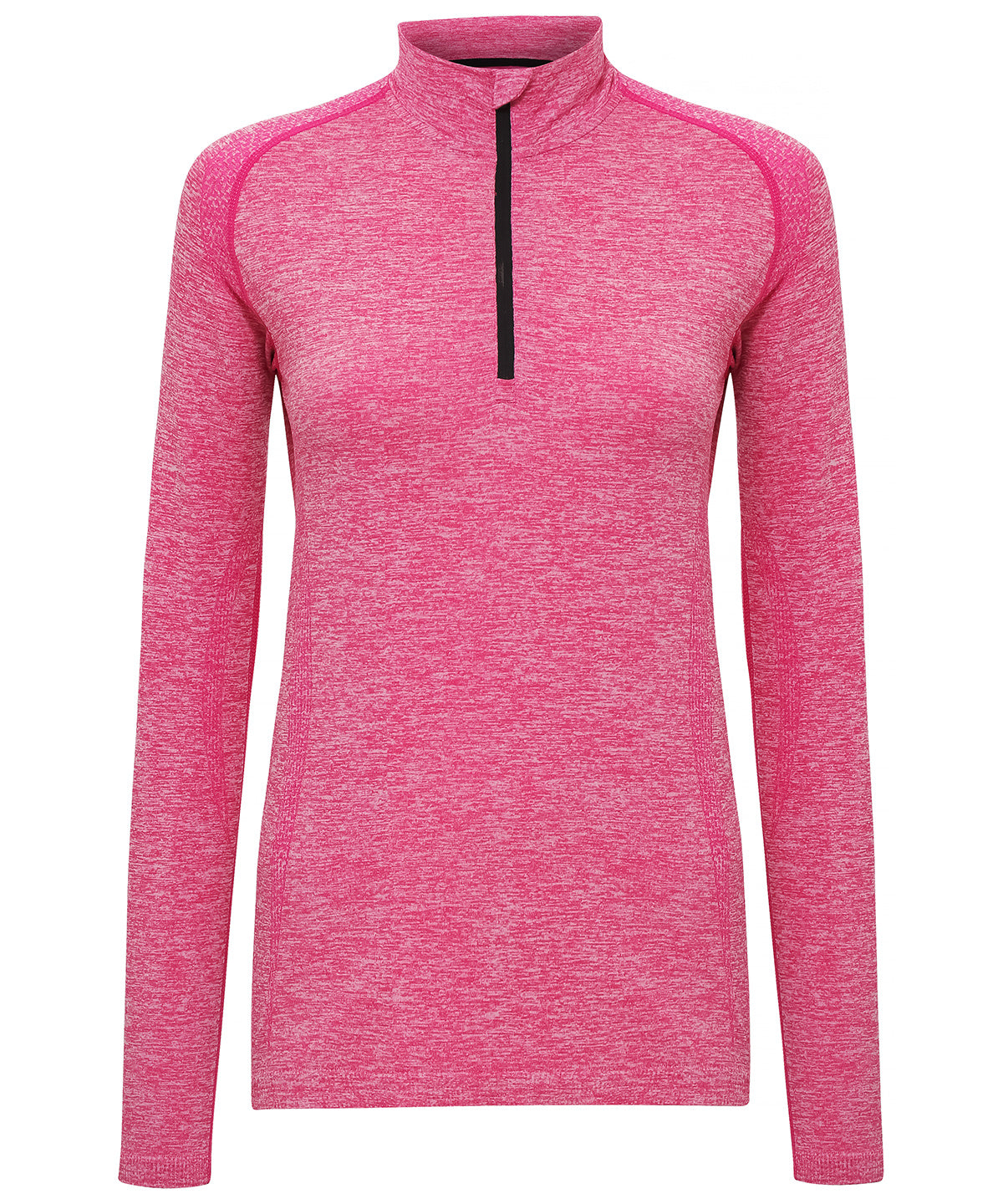 Pink - Women's TriDri® seamless '3D fit' multi-sport performance zip top - GarmentEmbroidery