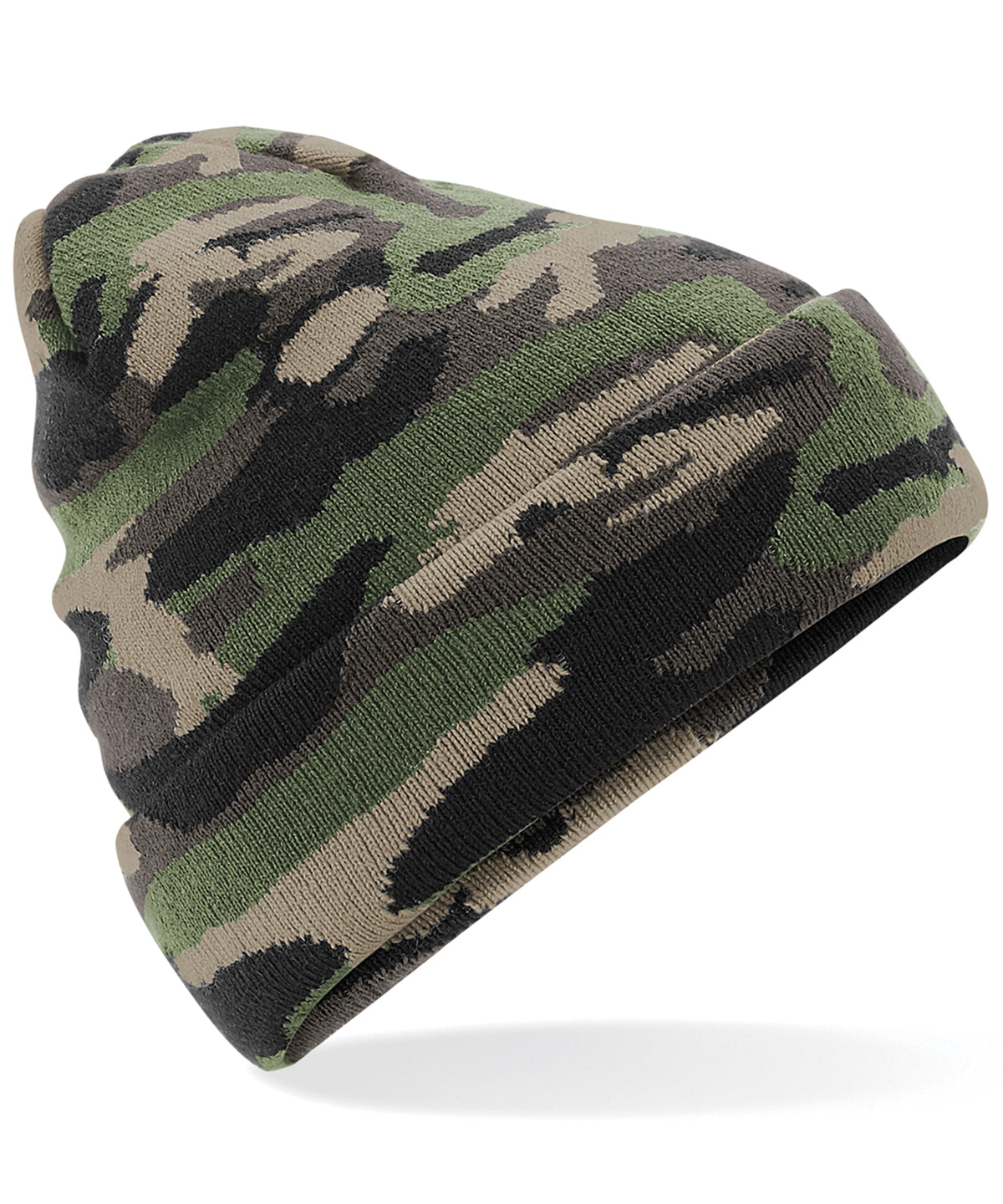 Jungle Camo - Camo cuffed beanie - GarmentEmbroidery