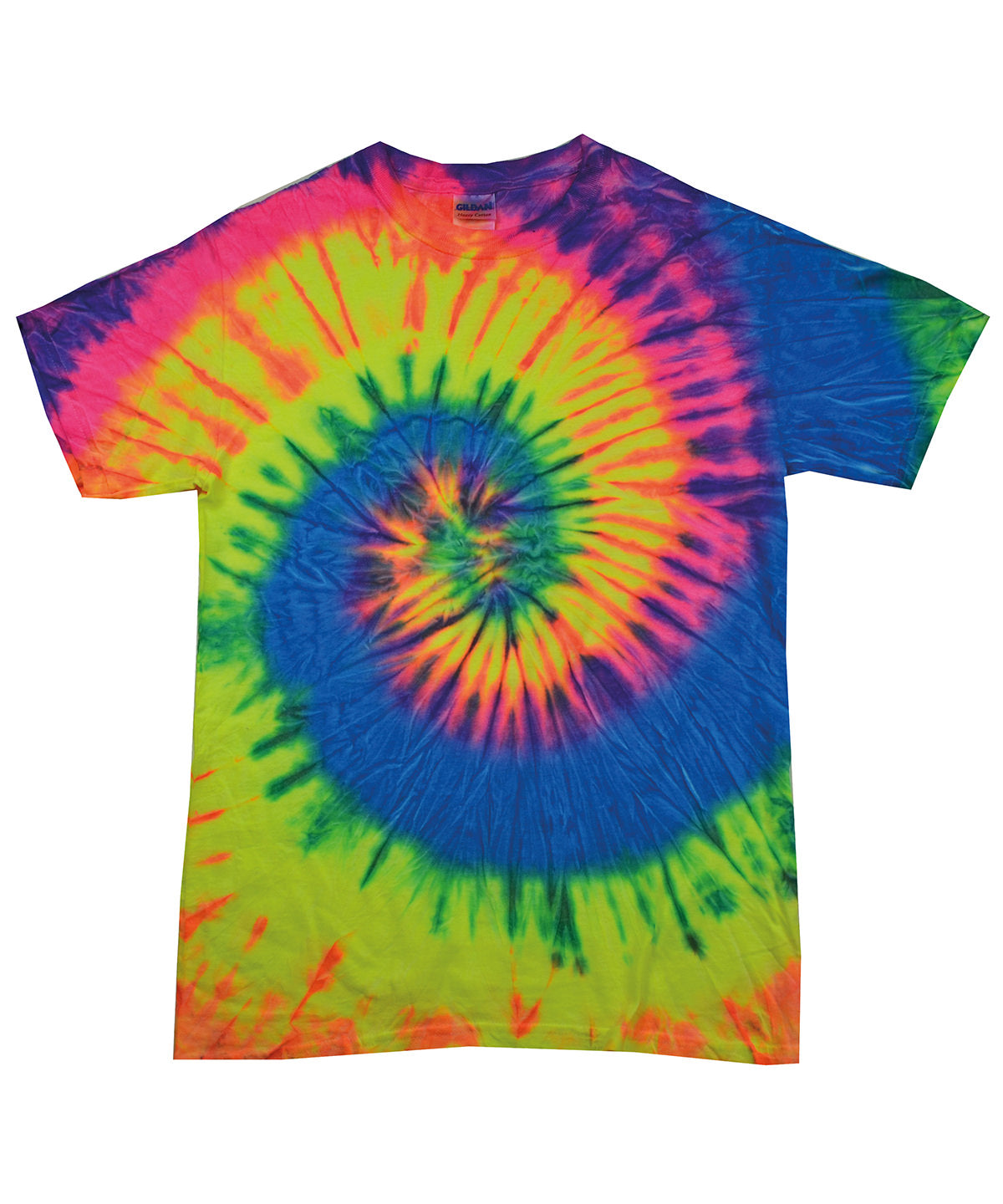 Neon Rainbow - Kids tie-dye T - GarmentEmbroidery