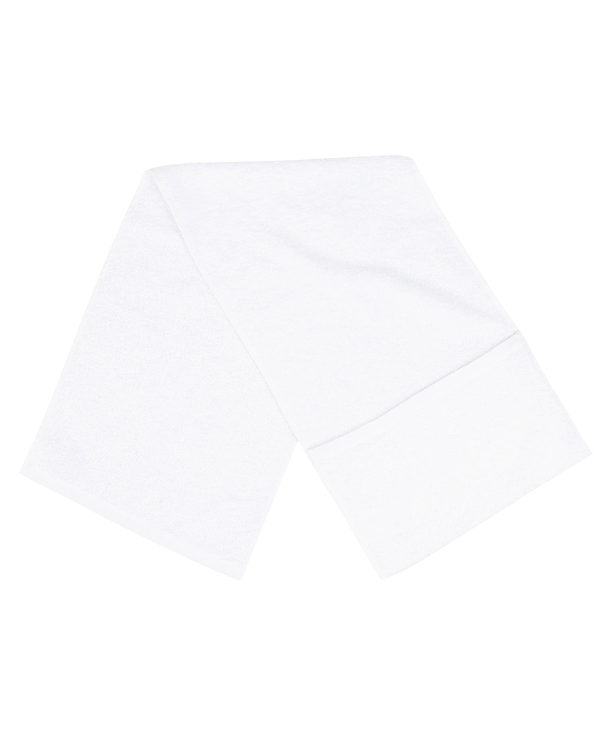 White - Luxury range pocket gym towel - GarmentEmbroidery