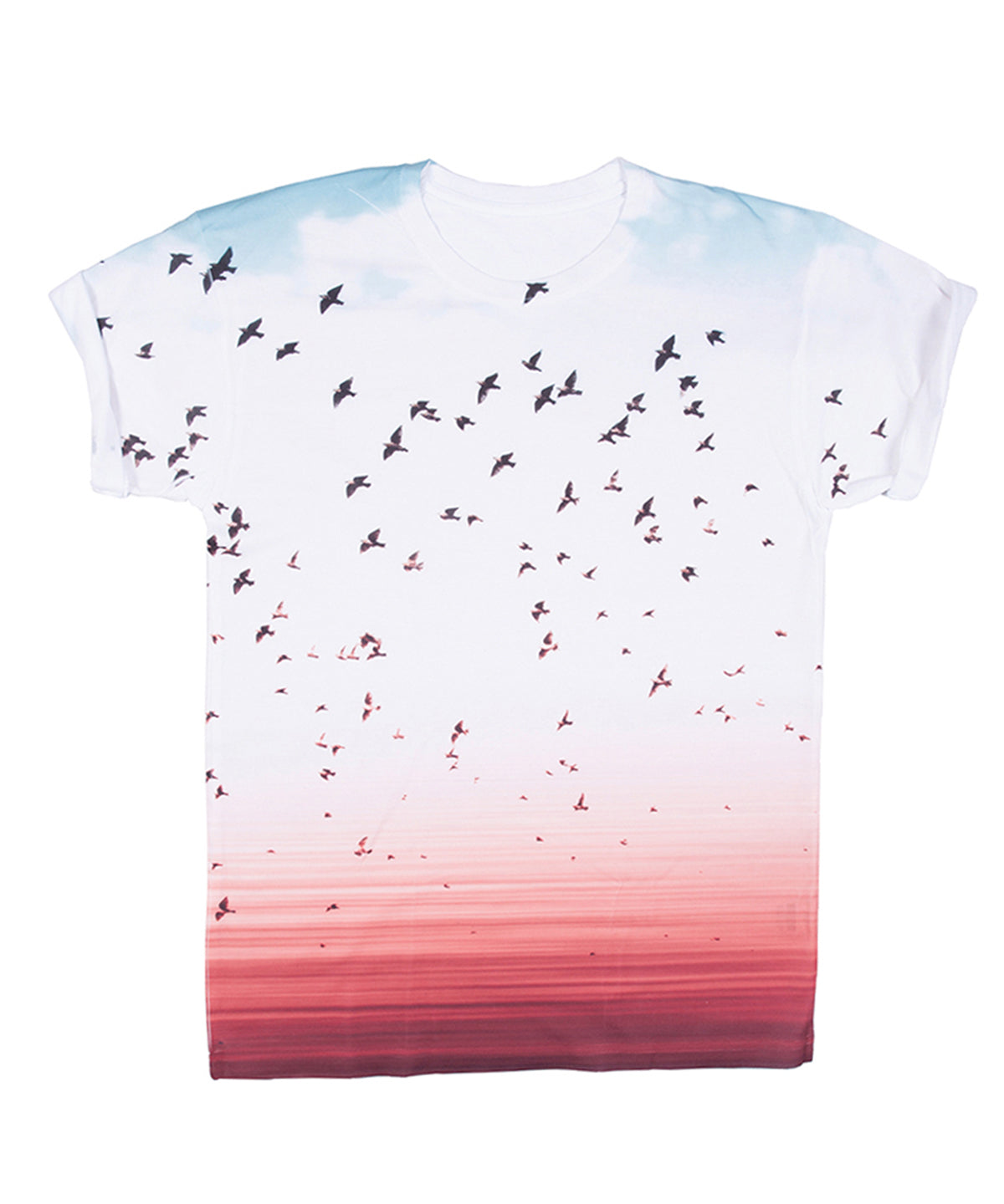 White - Mens Subli+ t-shirt - GarmentEmbroidery