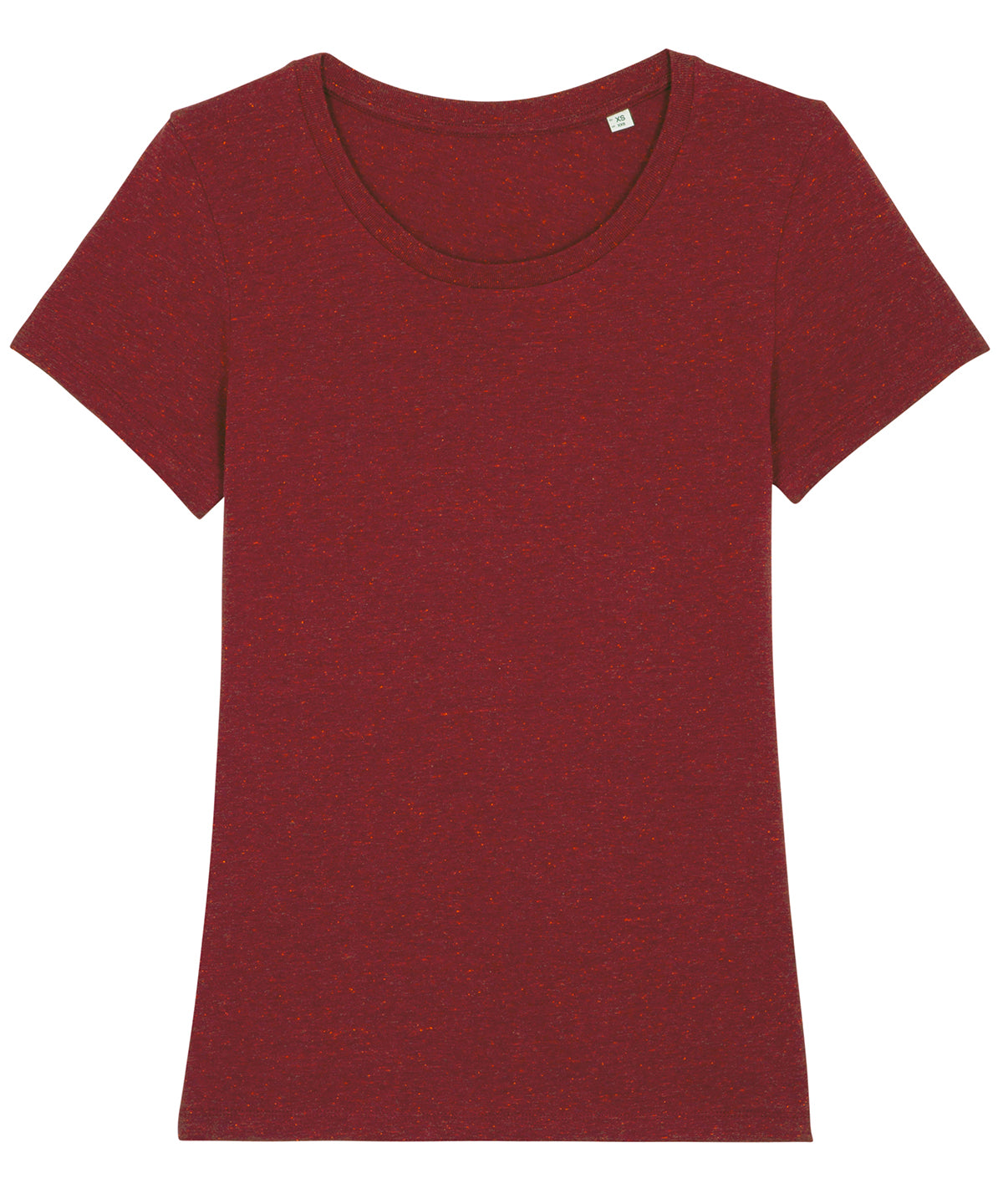 Heather Neppy Burgundy - Women's Stella Expresser iconic fitted t-shirt (STTW032) - GarmentEmbroidery