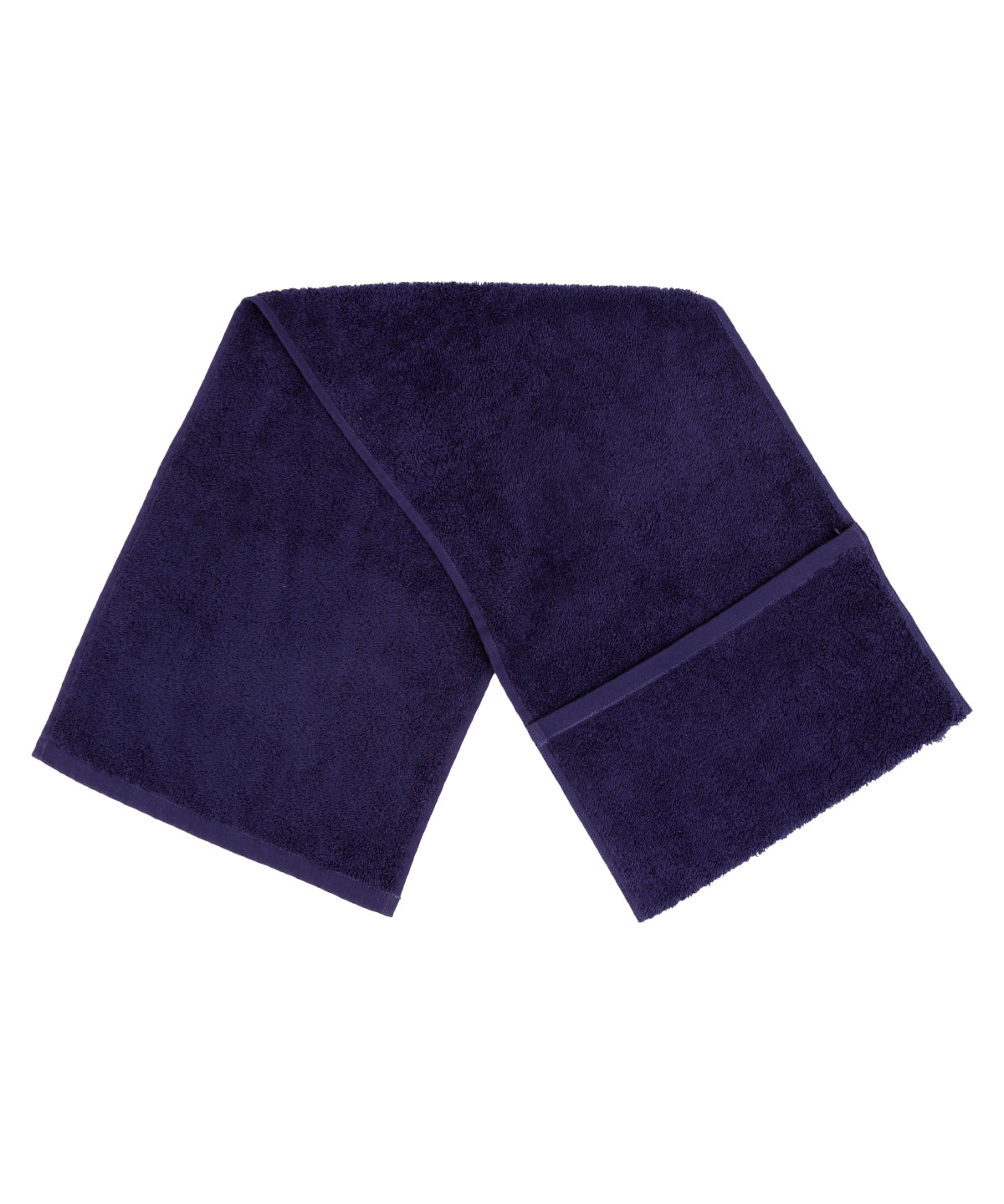 Navy - Luxury range pocket gym towel - GarmentEmbroidery