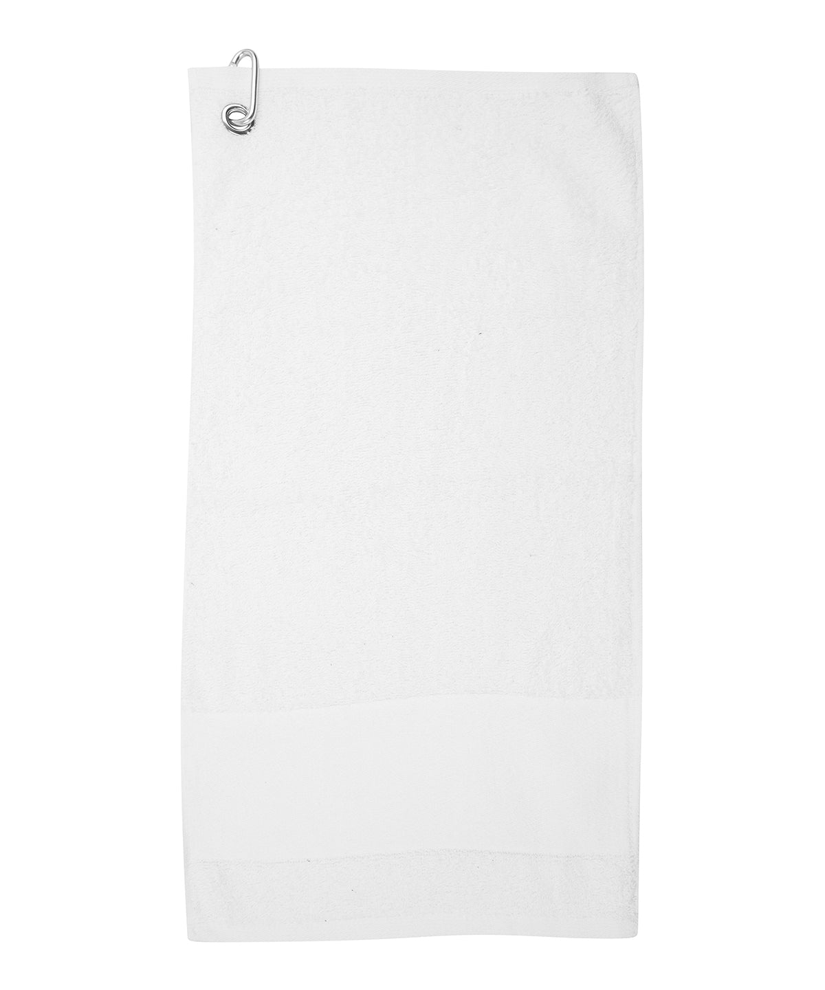 White - Printable border golf towel - GarmentEmbroidery