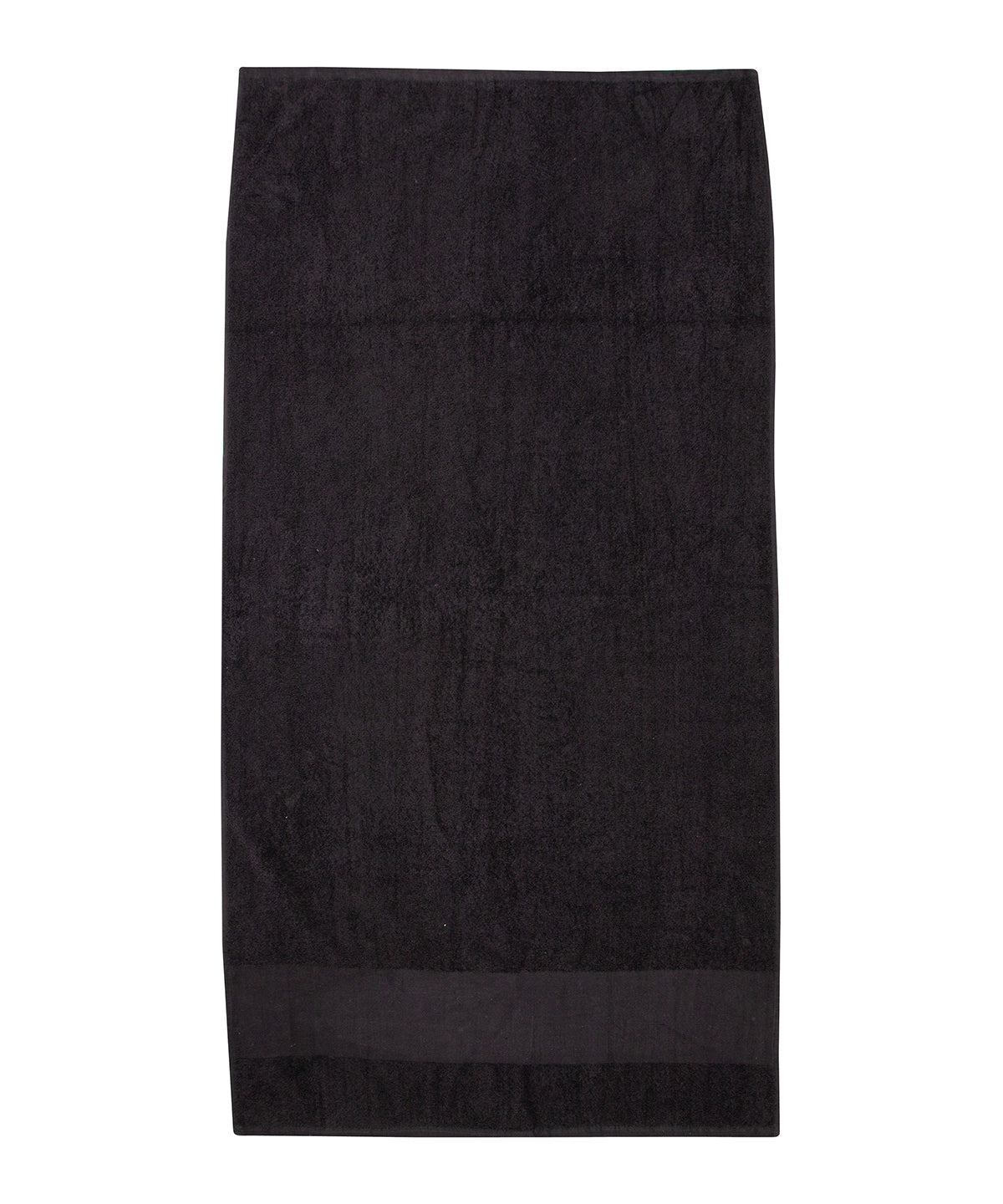 Black - Printable border hand towel - GarmentEmbroidery