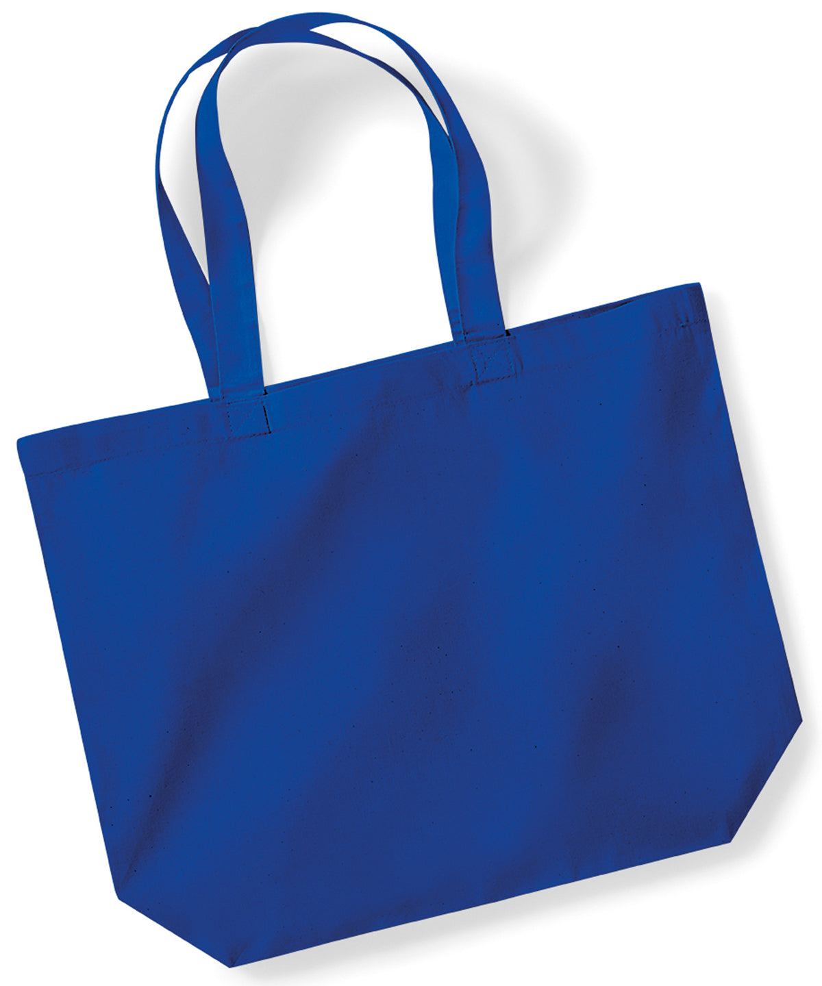 Bright Royal - Organic premium cotton maxi tote - GarmentEmbroidery