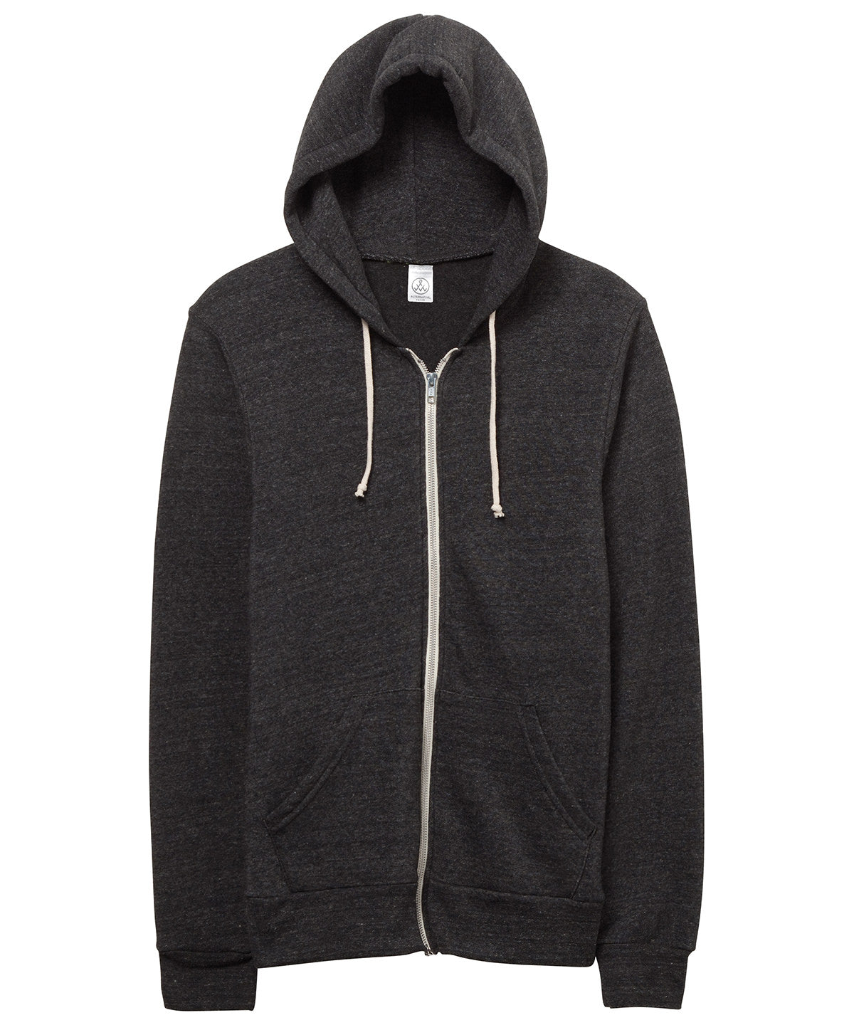 Eco True Red - Rocky eco-fleece zip hoodie - GarmentEmbroidery