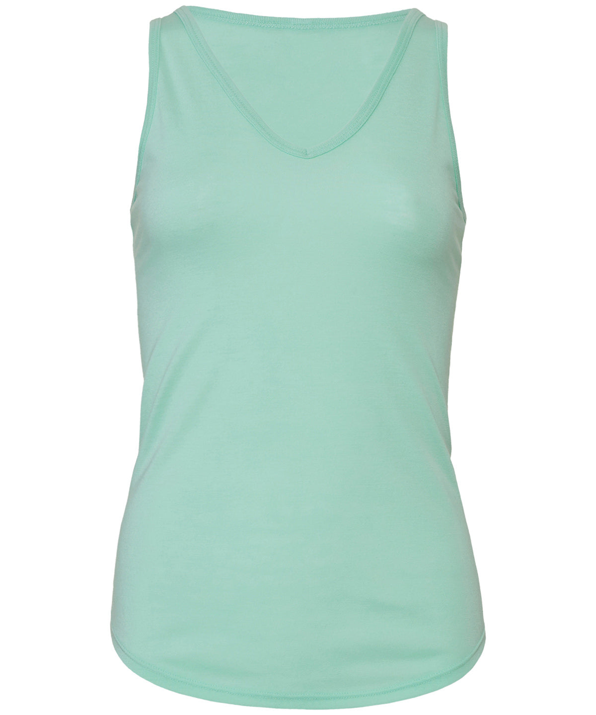 Mint - Flowy v-neck tank top - GarmentEmbroidery