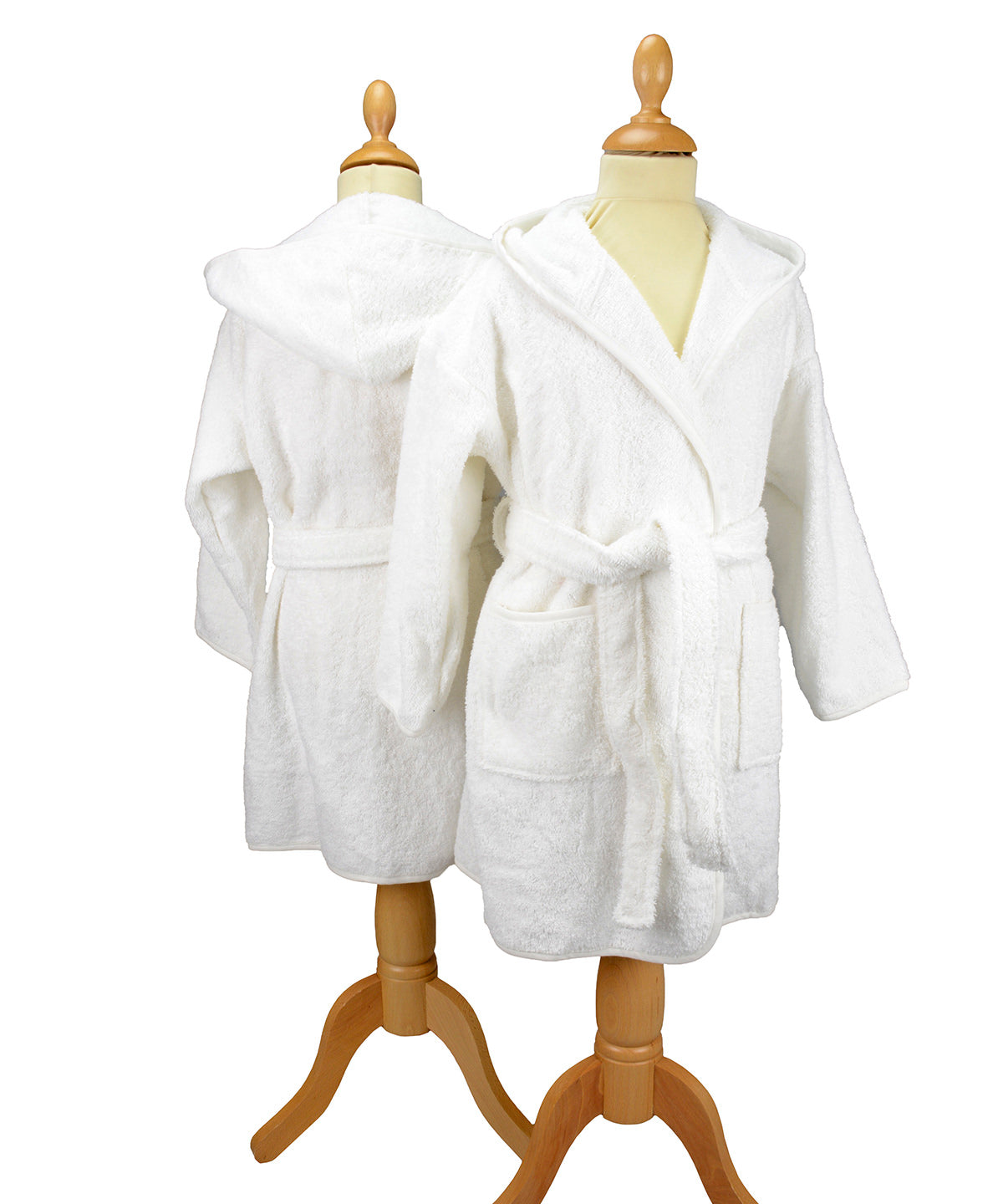 Aqua Blue/Lime Green - ARTG® Boyzz & Girlzz® hooded bathrobe - GarmentEmbroidery