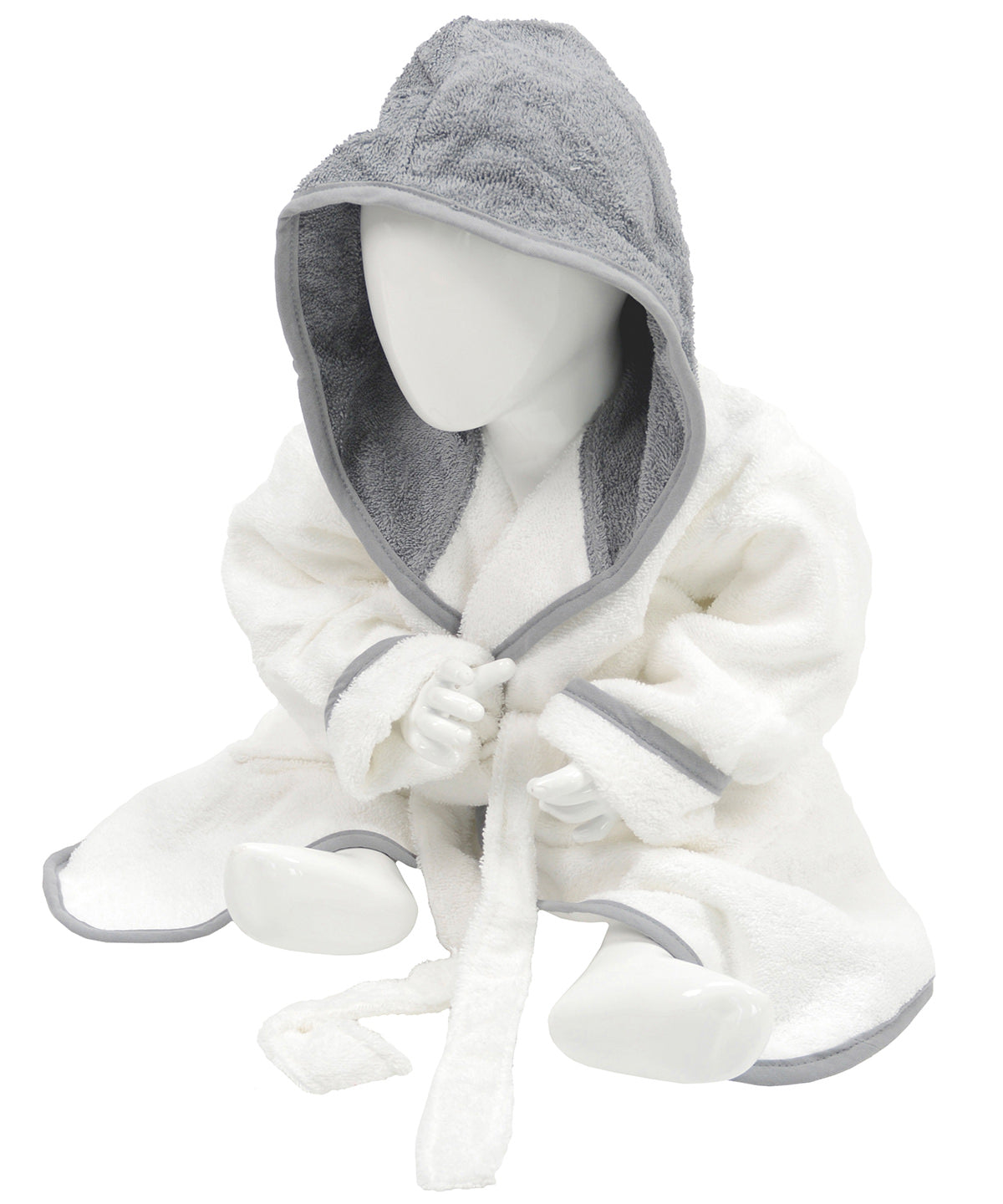 Pink/Light Pink - ARTG® Babiezz® hooded bathrobe - GarmentEmbroidery