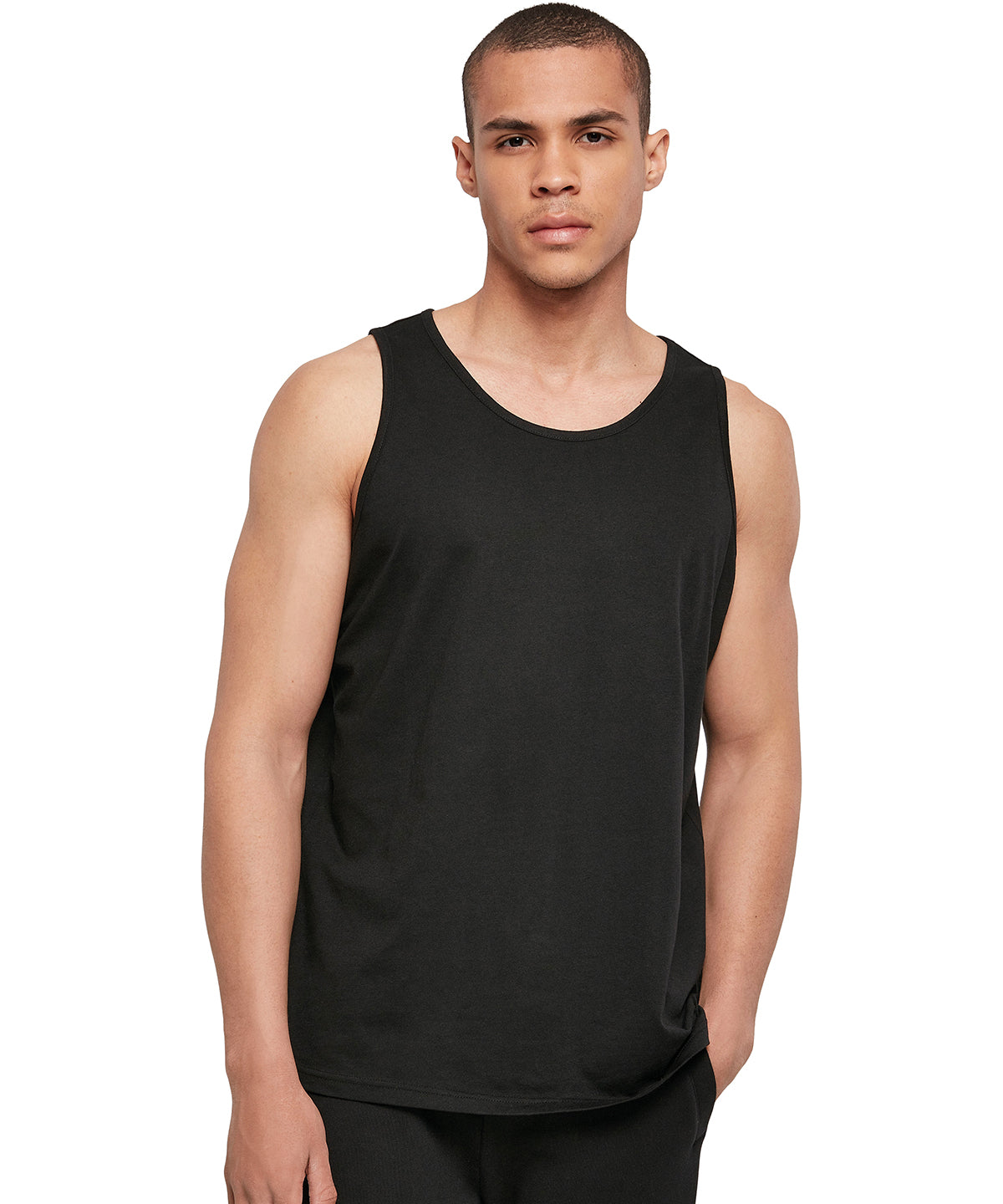 Black - Basic tank - GarmentEmbroidery