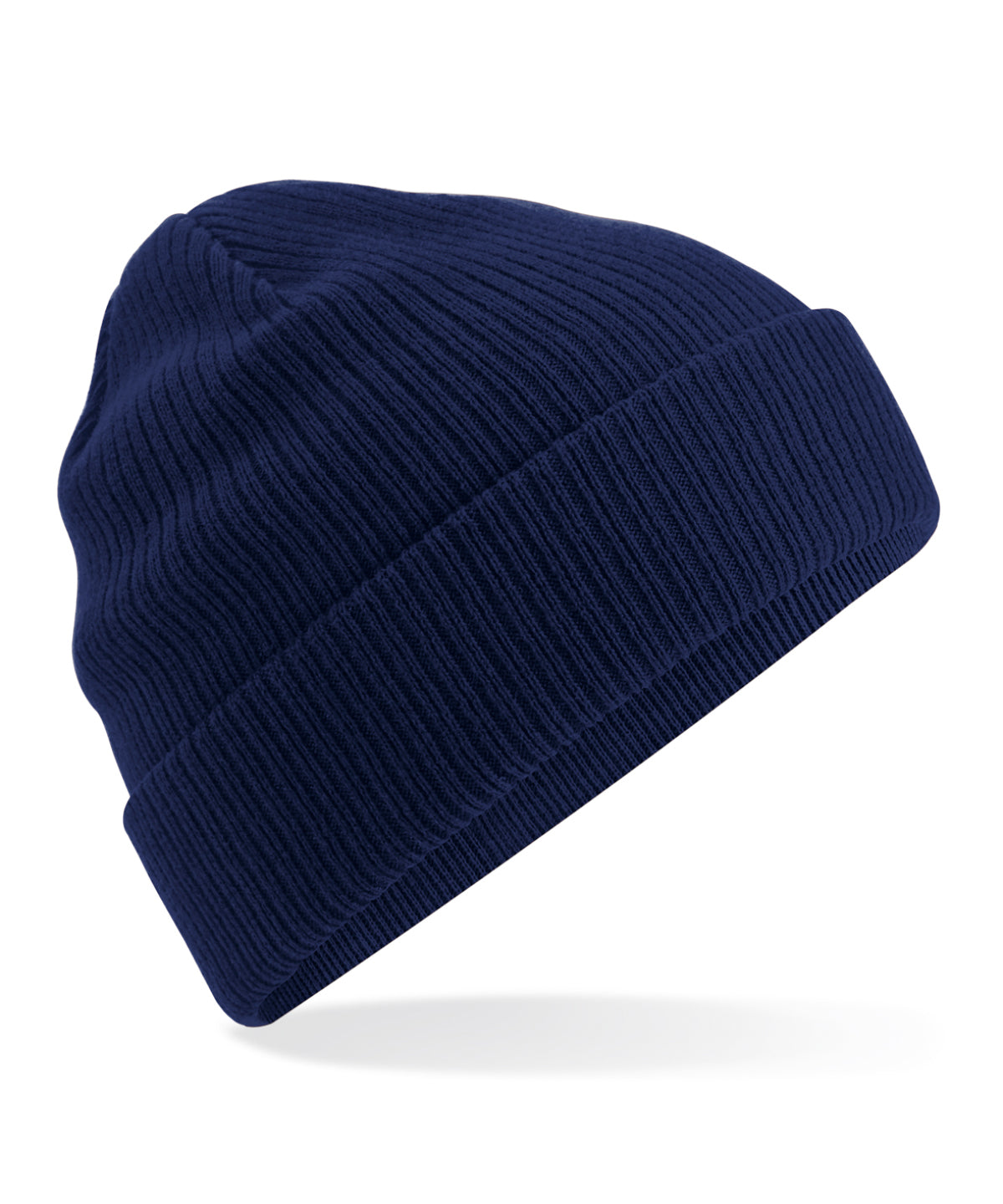 Oxford Navy - Organic cotton beanie - GarmentEmbroidery