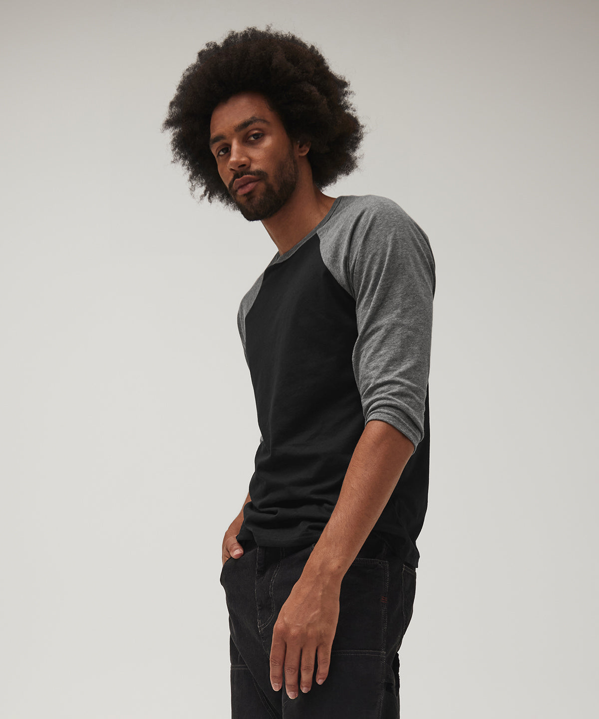 White/Maroon - Unisex triblend ¾ sleeve baseball t-shirt - GarmentEmbroidery