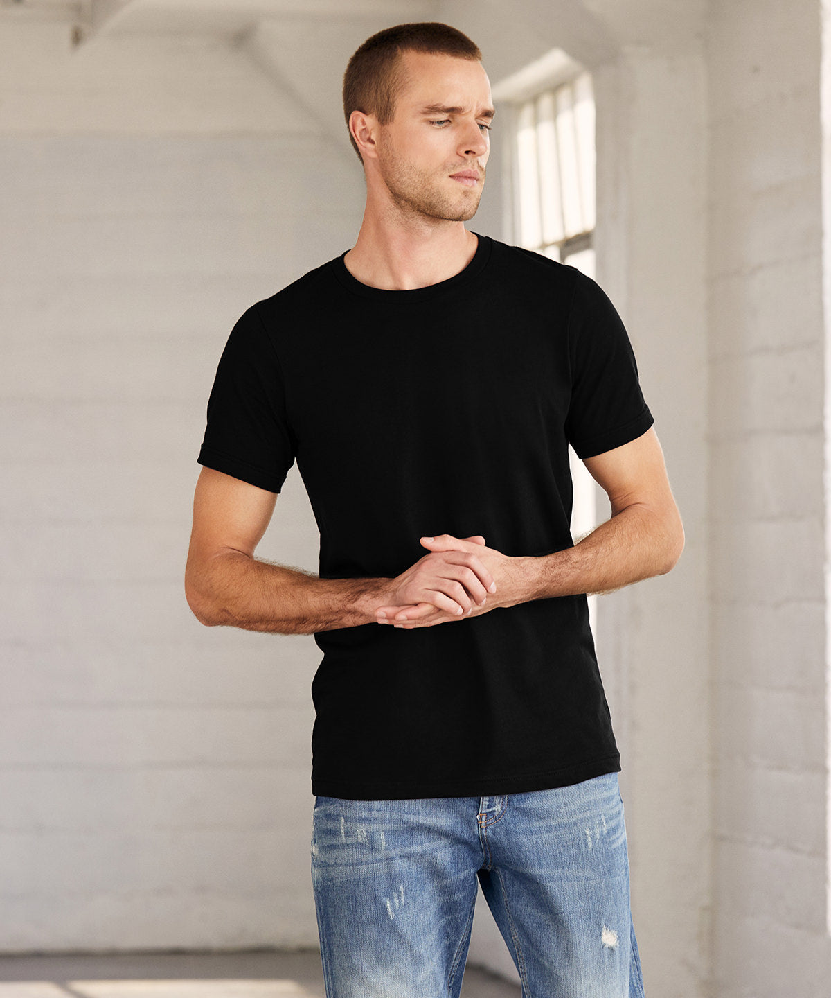 Neon Blue - Unisex polycotton short sleeve t-shirt - GarmentEmbroidery