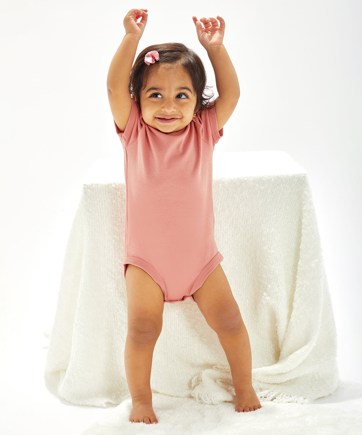 Powder Pink - Baby bodysuit - GarmentEmbroidery