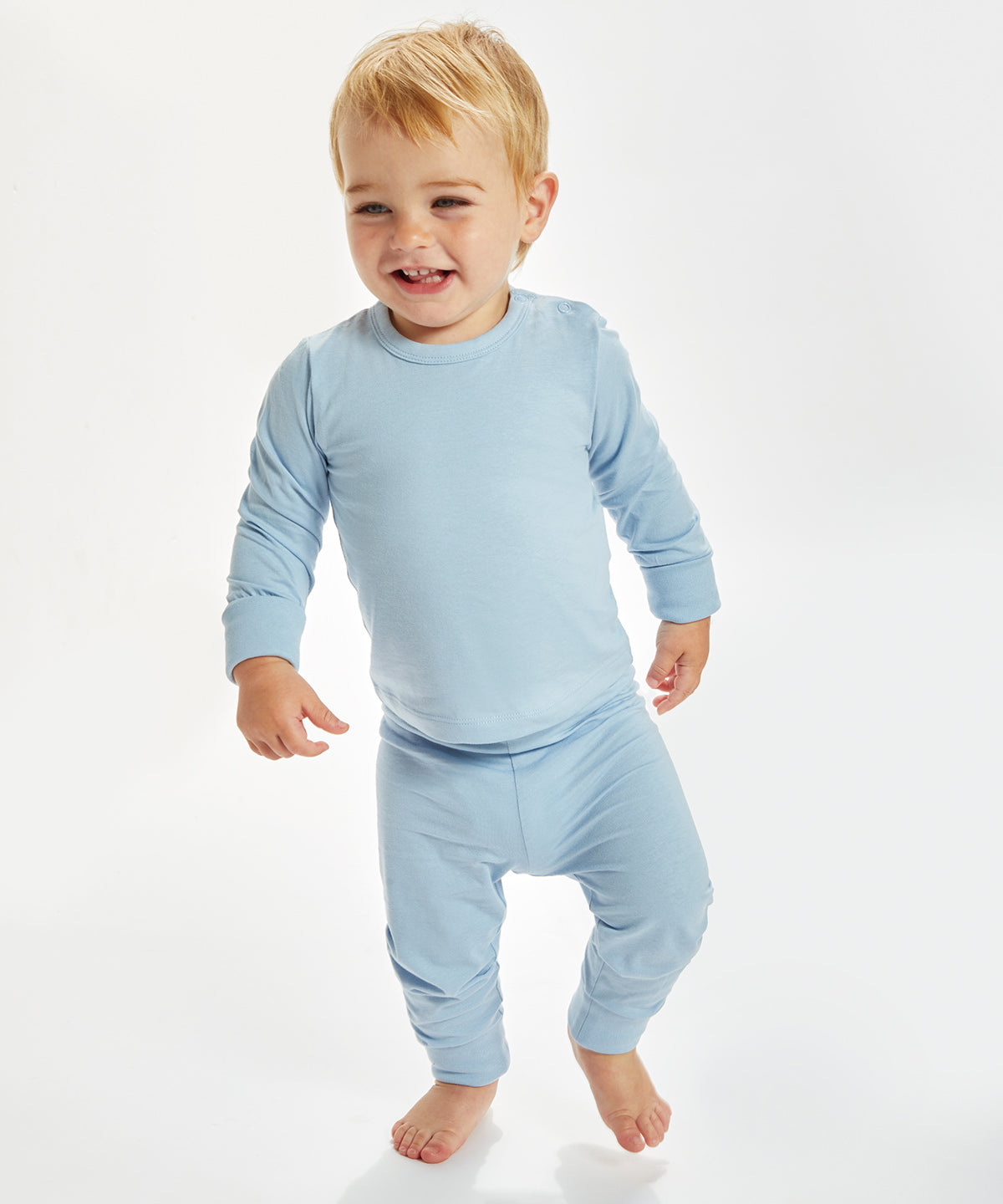 Dusty Blue - Baby pyjamas - GarmentEmbroidery