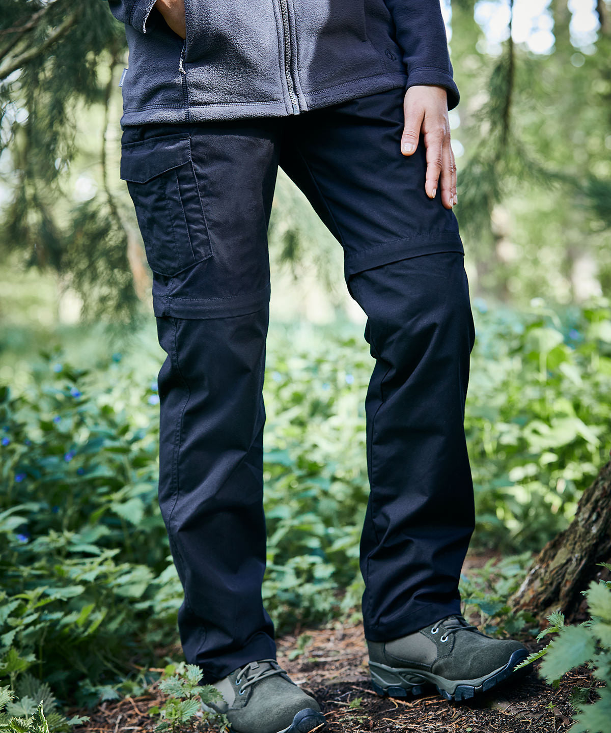 Black - Expert women’s Kiwi convertible trousers - GarmentEmbroidery
