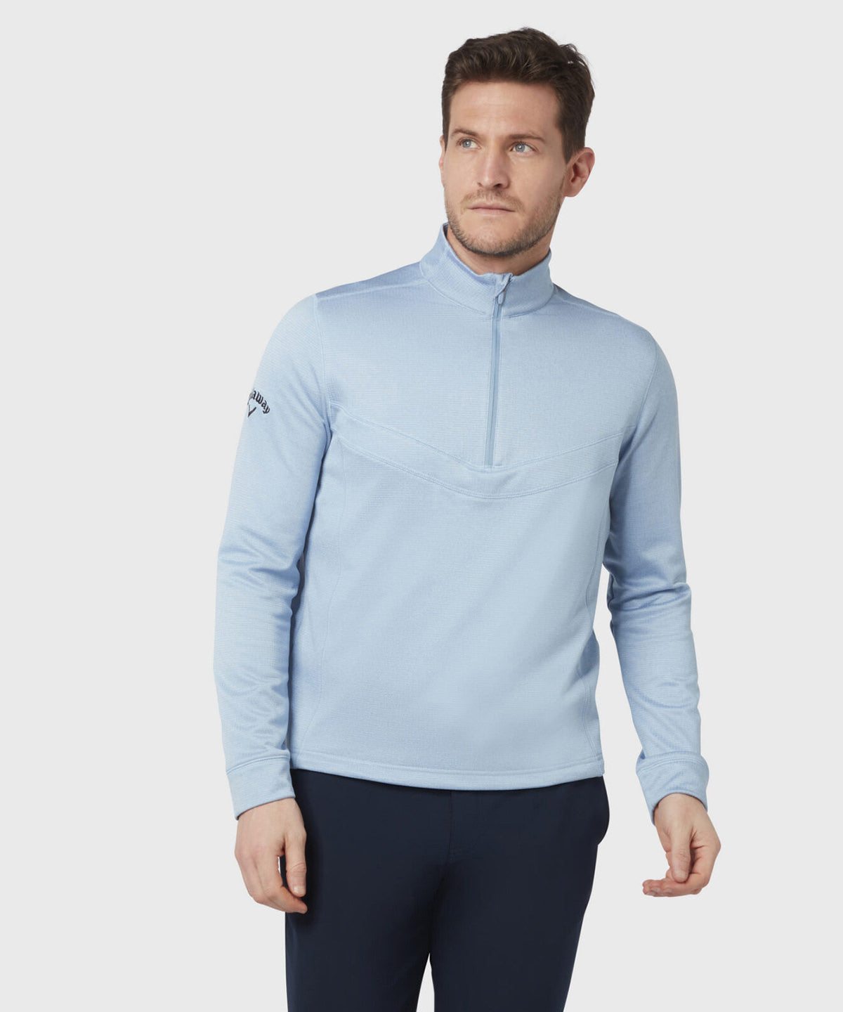 Mountain Spring - Waffle 1/4 zip pullover - GarmentEmbroidery