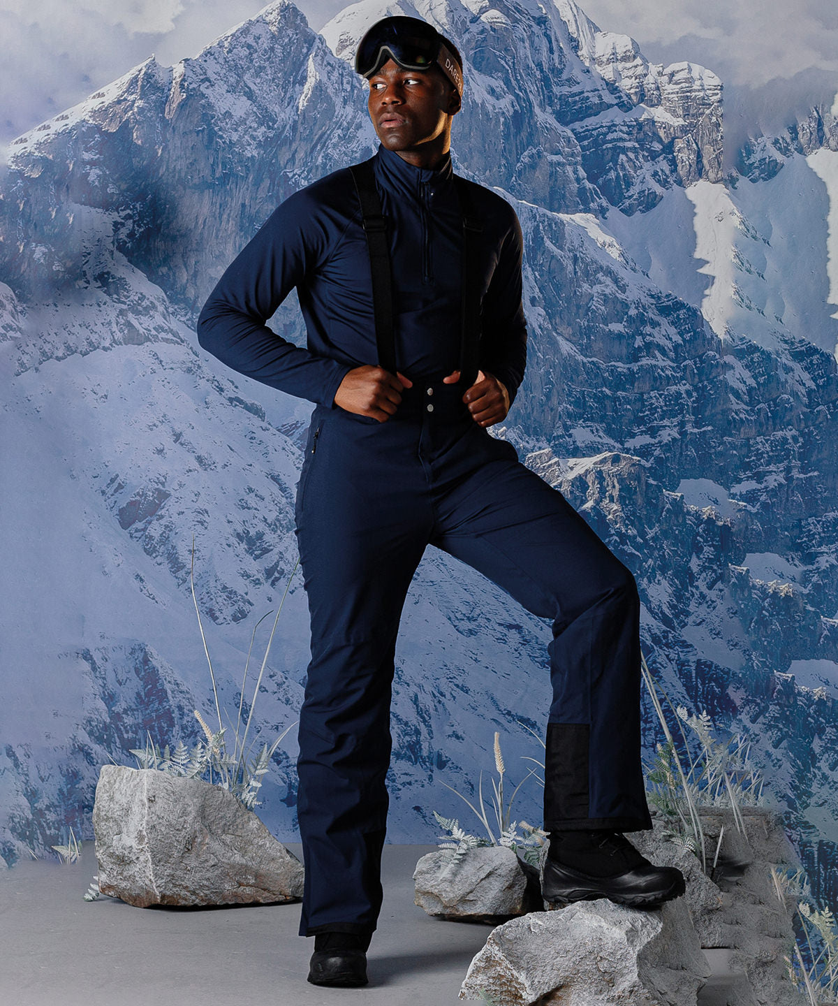 Ebony Grey - Standfast wintersport pants - GarmentEmbroidery