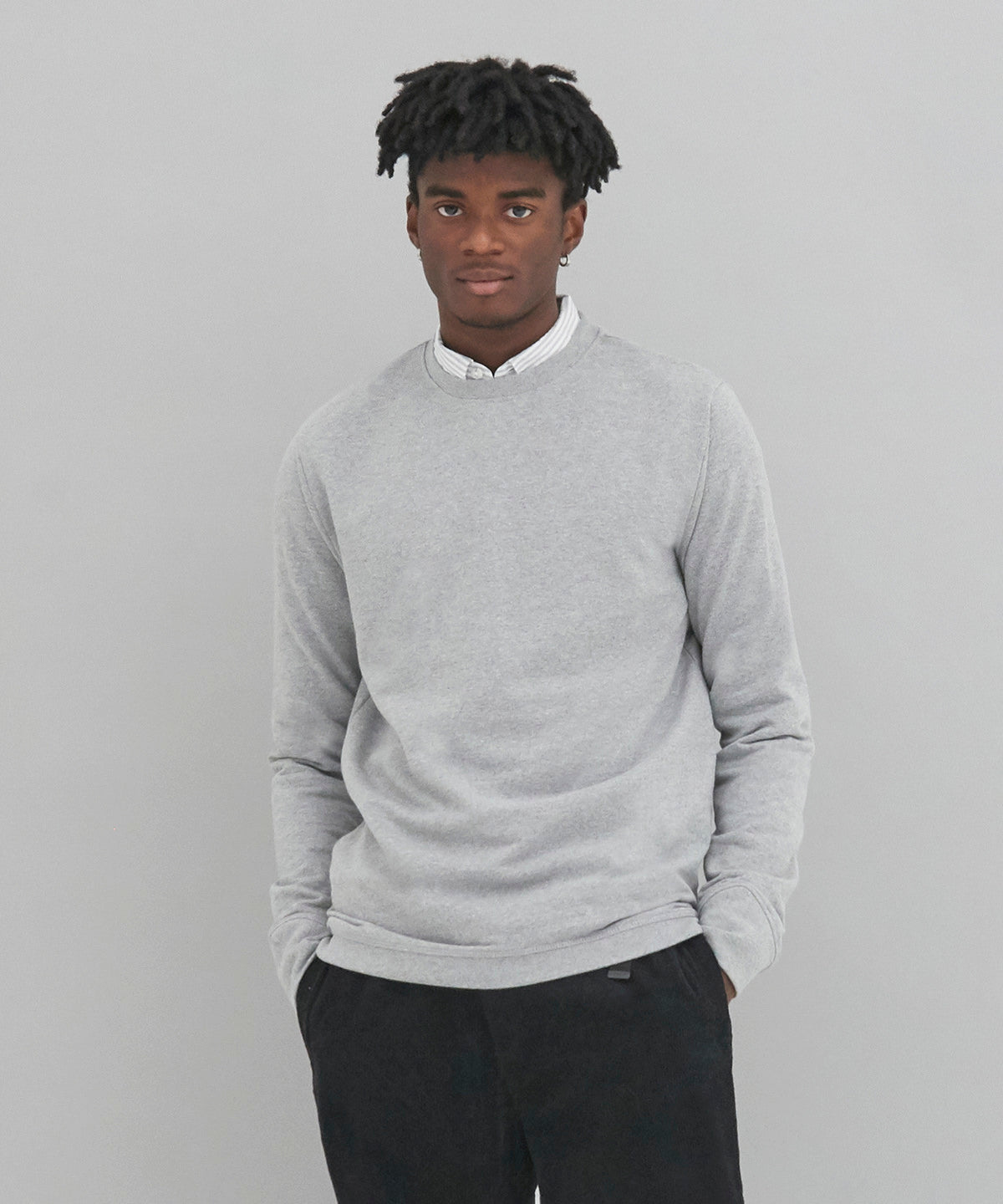 Navy - Banff regen sweatshirt - GarmentEmbroidery