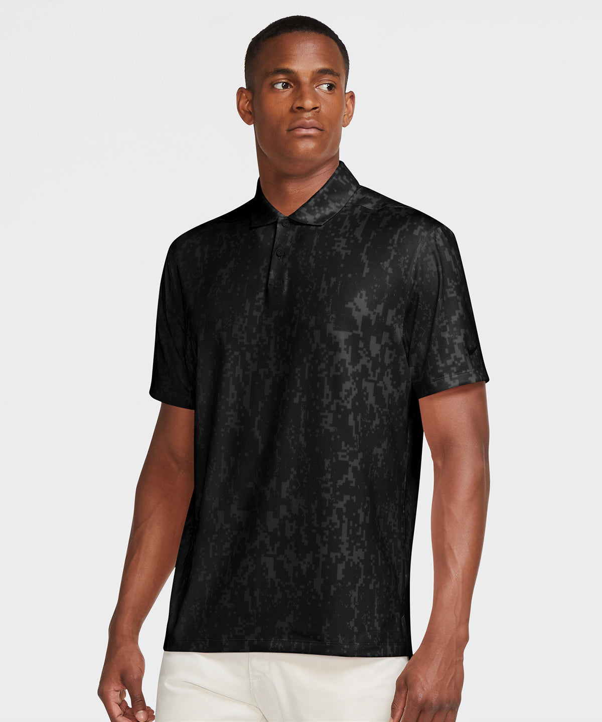 Obsidian/Black - Nike Dry Vapor graffix polo - GarmentEmbroidery