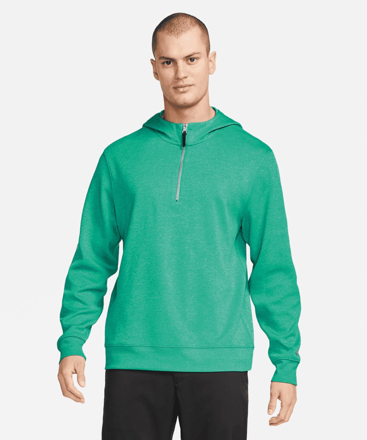 Dust/White/Dust/Brushed Silver - Nike Dri-FIT player hoodie - GarmentEmbroidery